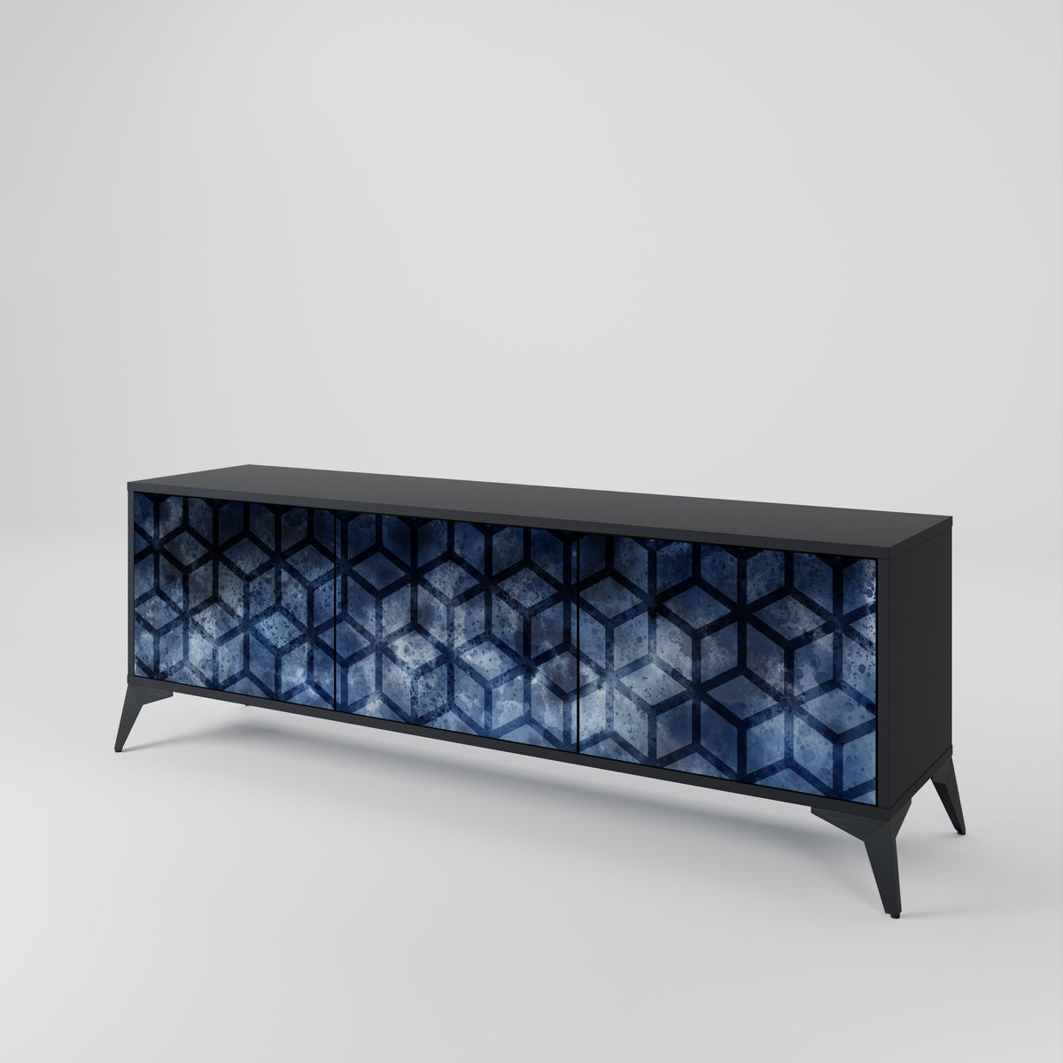 CUBIC MIST Móvel de TV de 3 Portas