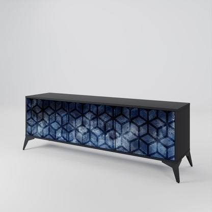 CUBIC MIST Móvel de TV de 3 Portas