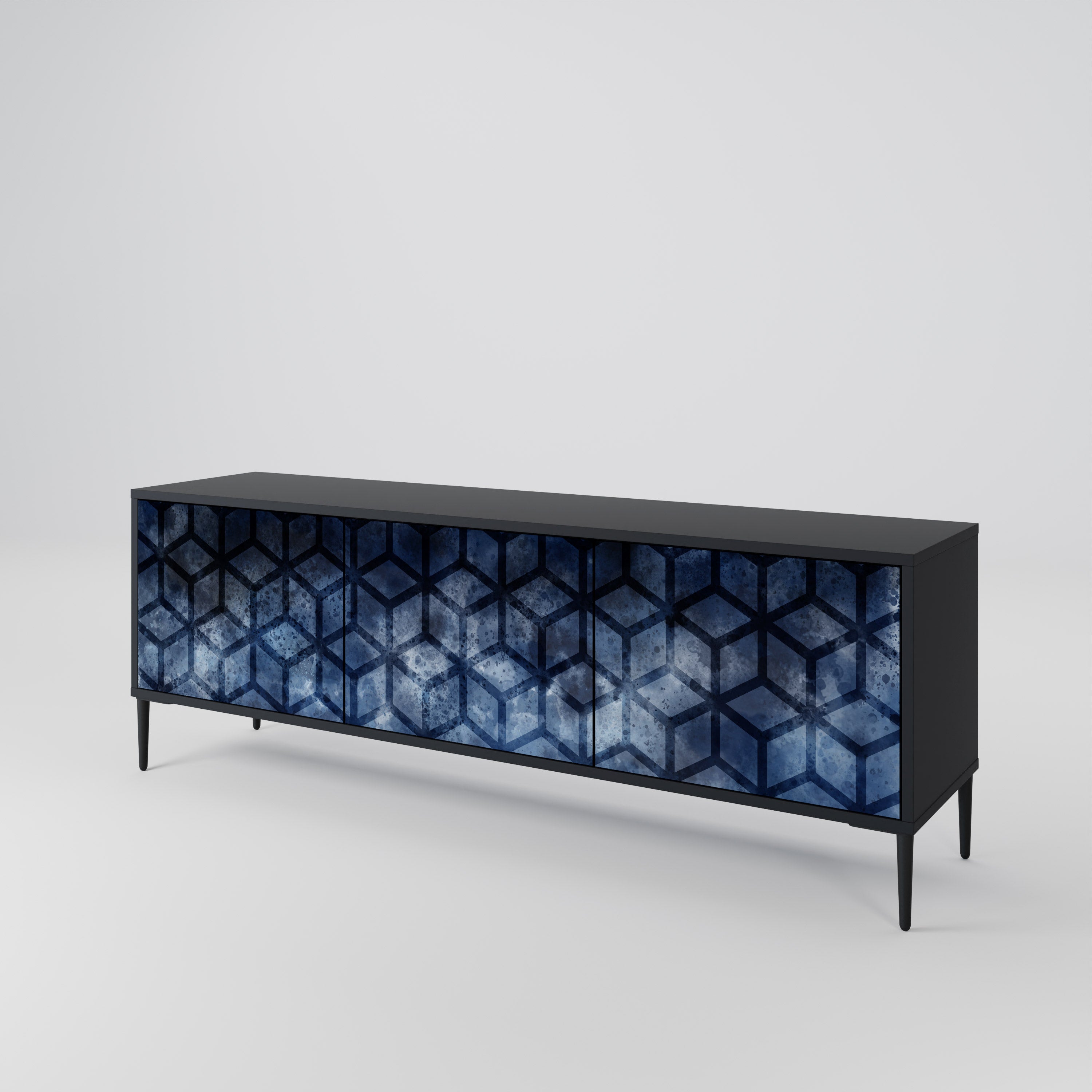 CUBIC MIST 3-Door TV Cabinet
