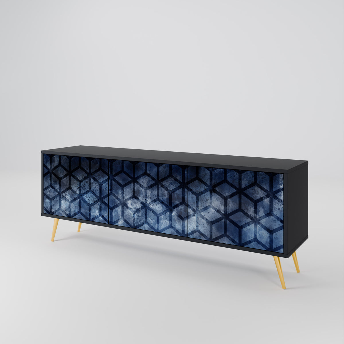 CUBIC MIST Móvel de TV de 3 Portas