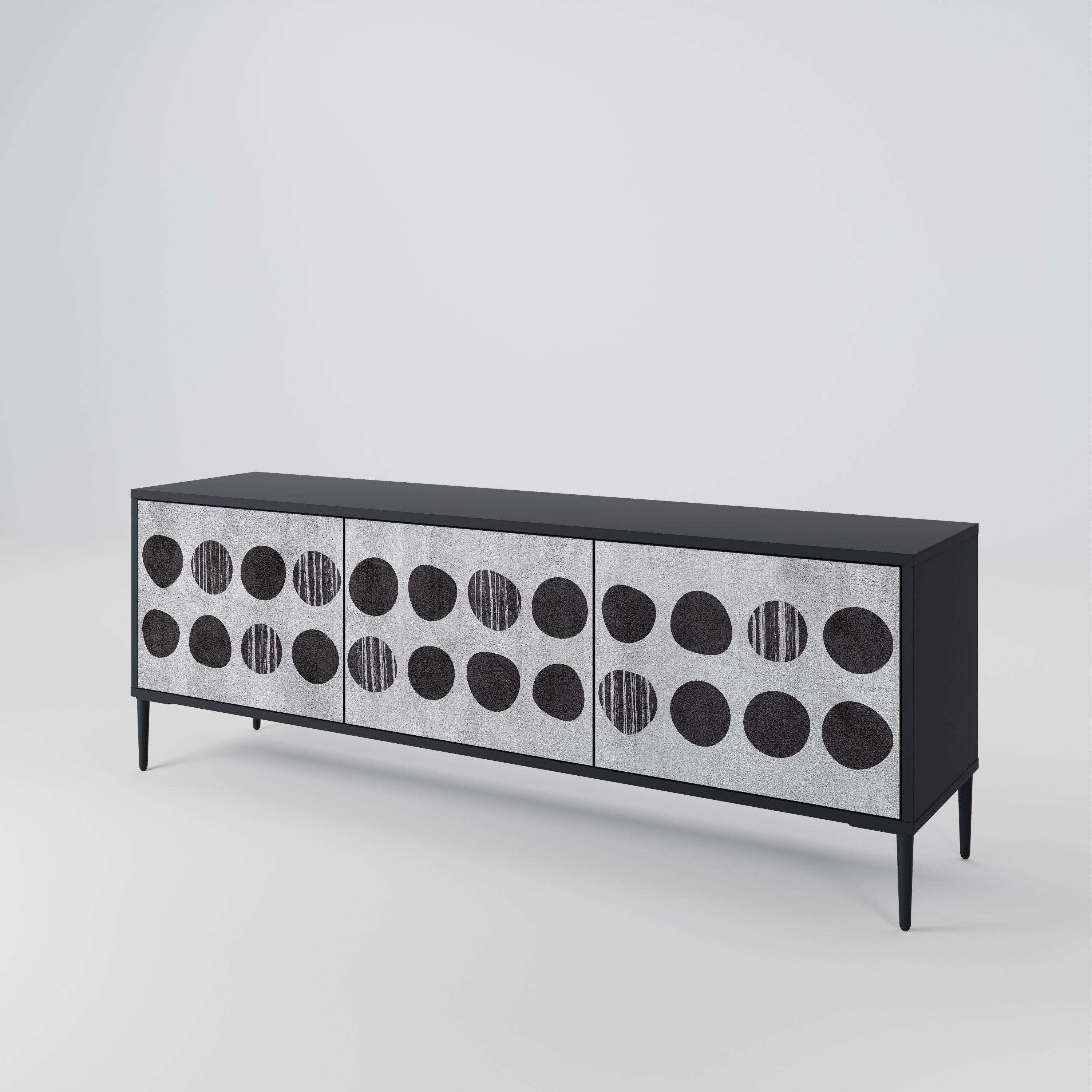 GHOSTLY GRADIENTS 3-Door TV Cabinet