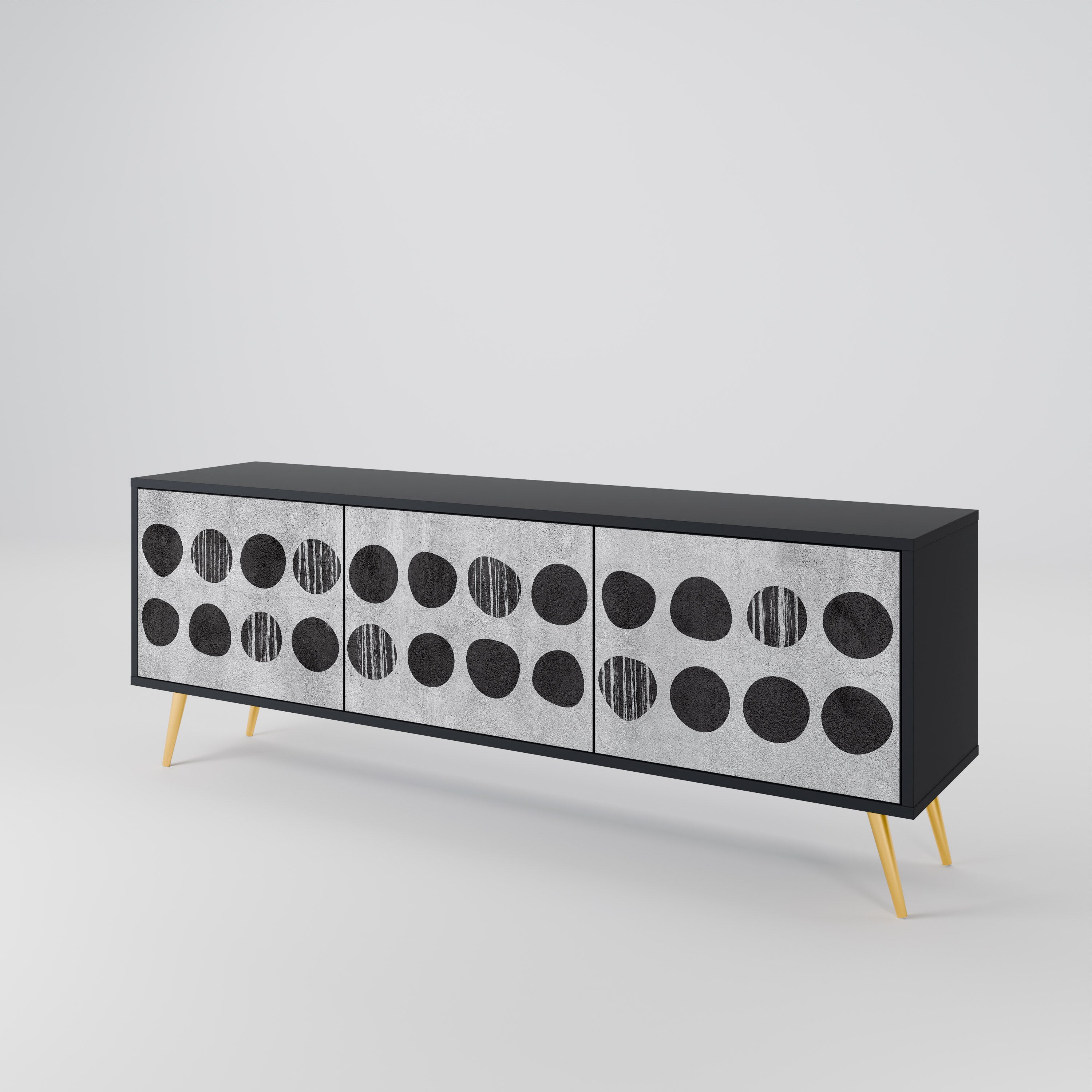 GHOSTLY GRADIENTS 3-Door TV Cabinet