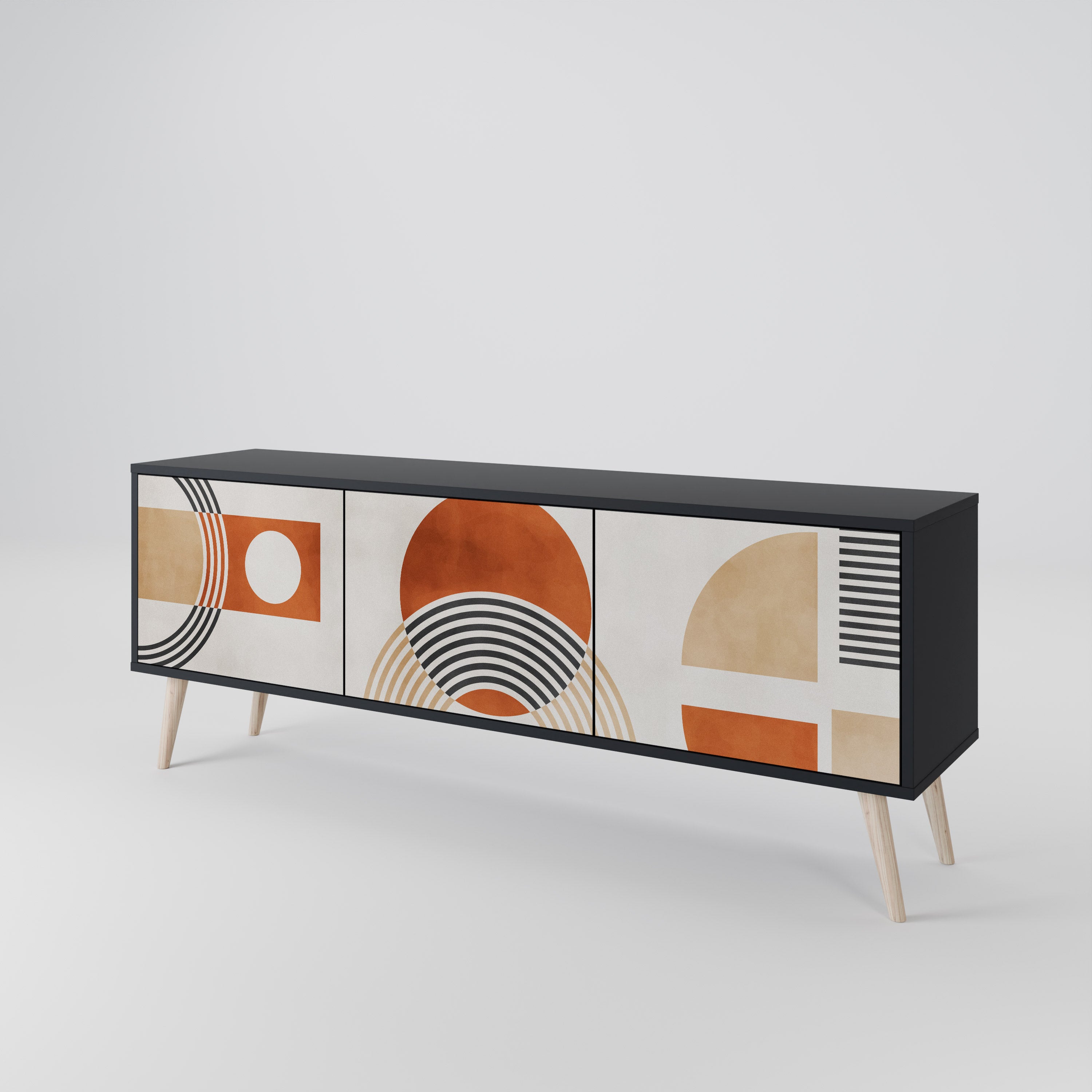 SPACE AROUND TV-bänk med 3 dörrar