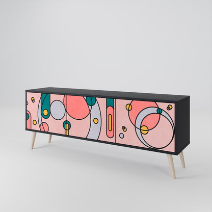 GOSSAMER ECHOES 3-Door TV Cabinet