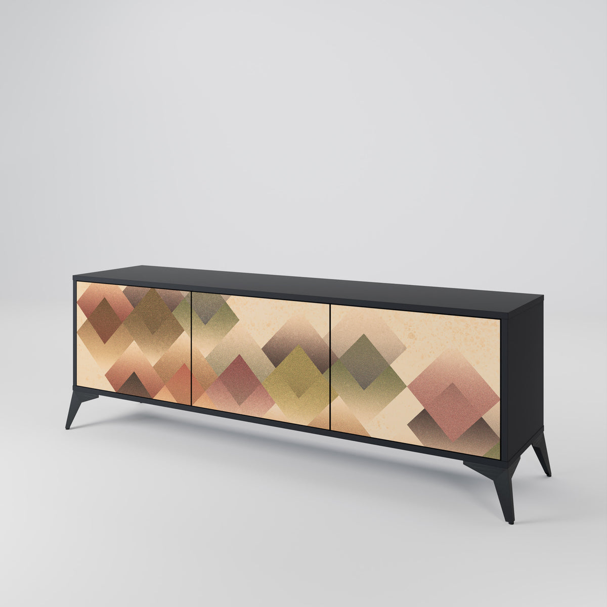 GEOMETRIC FUSION 3-türiges TV-Lowboard