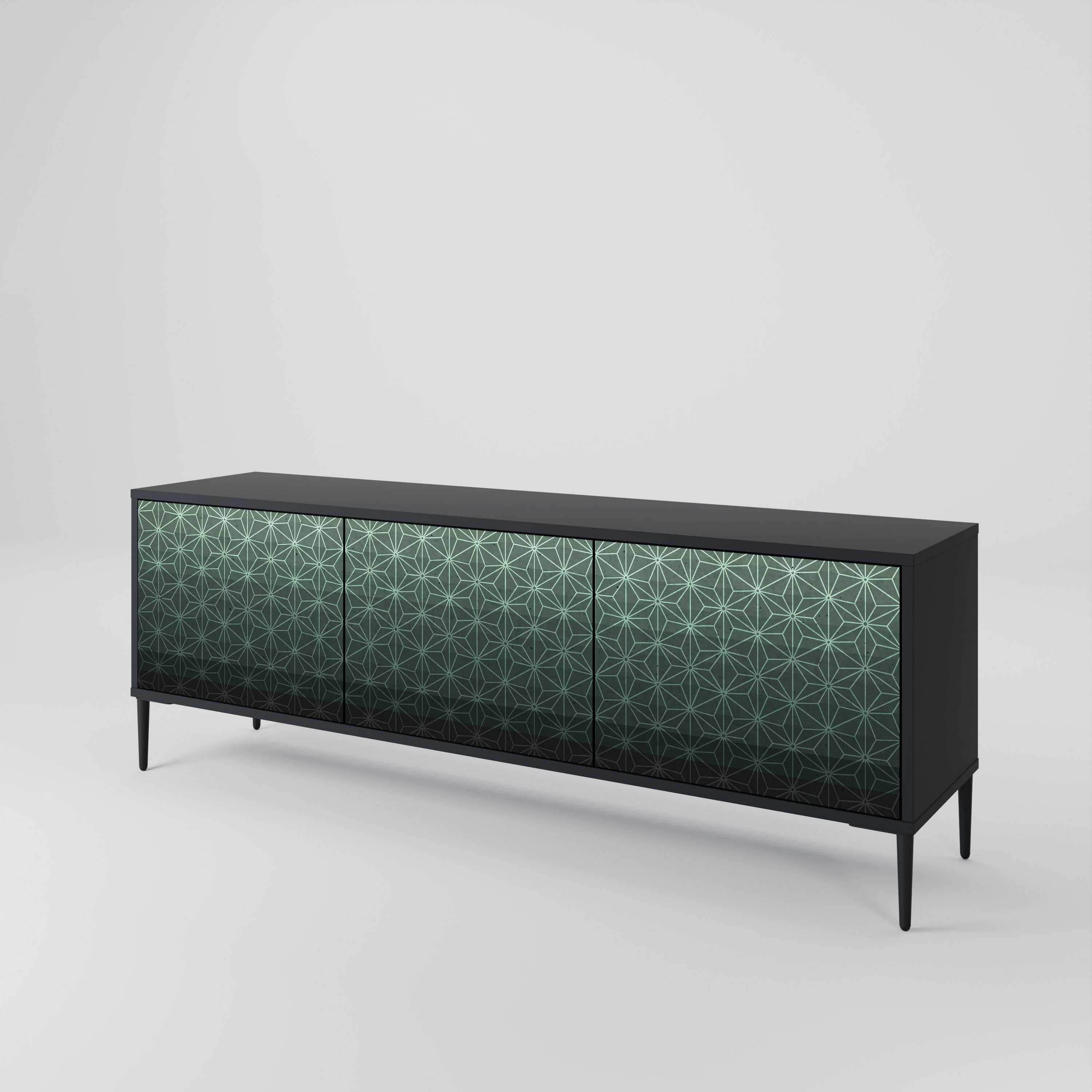 ORNAMENTAL GLIMMER Móvel de TV de 3 Portas