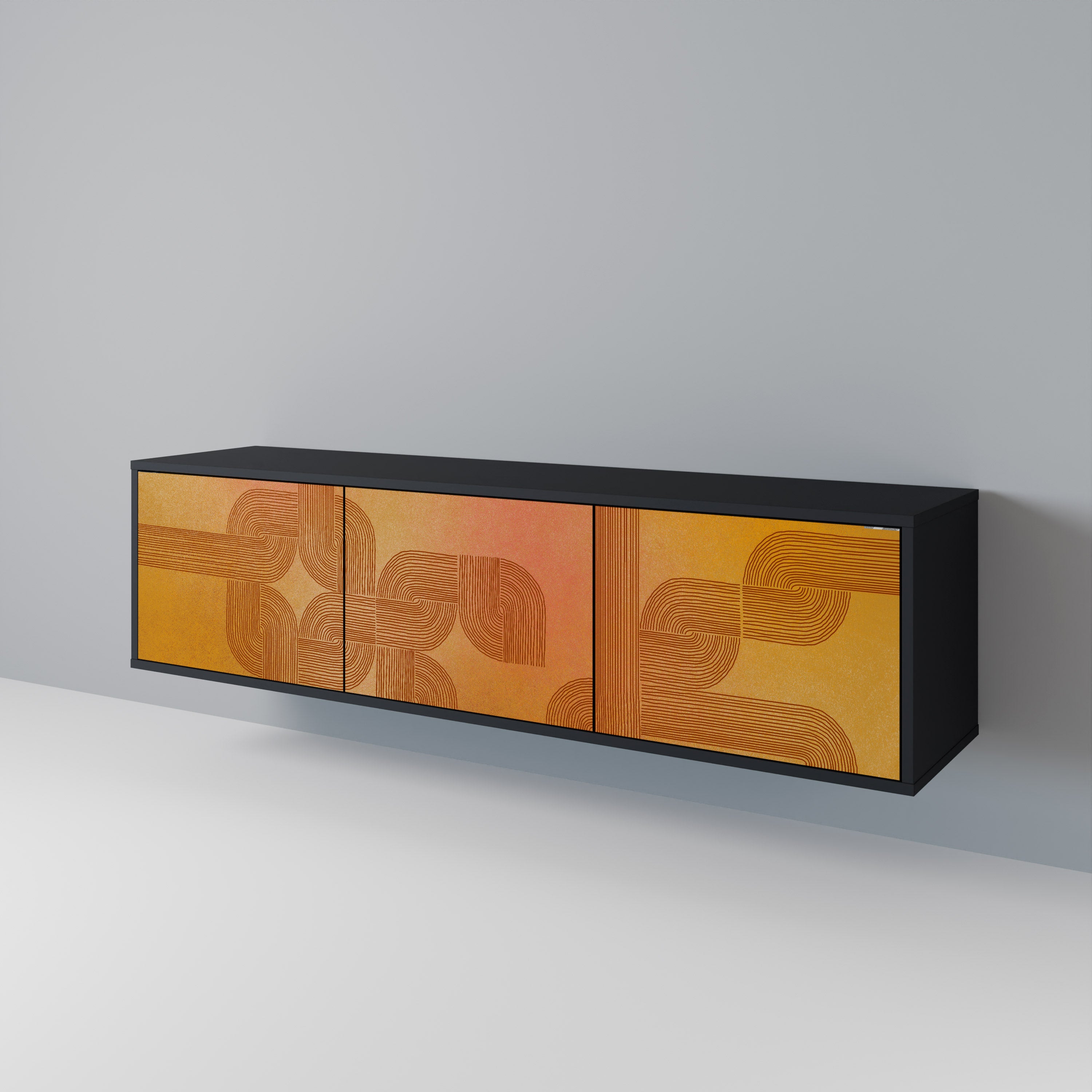 STRENGTHENING RELATION Mueble de TV de 3 Puertas