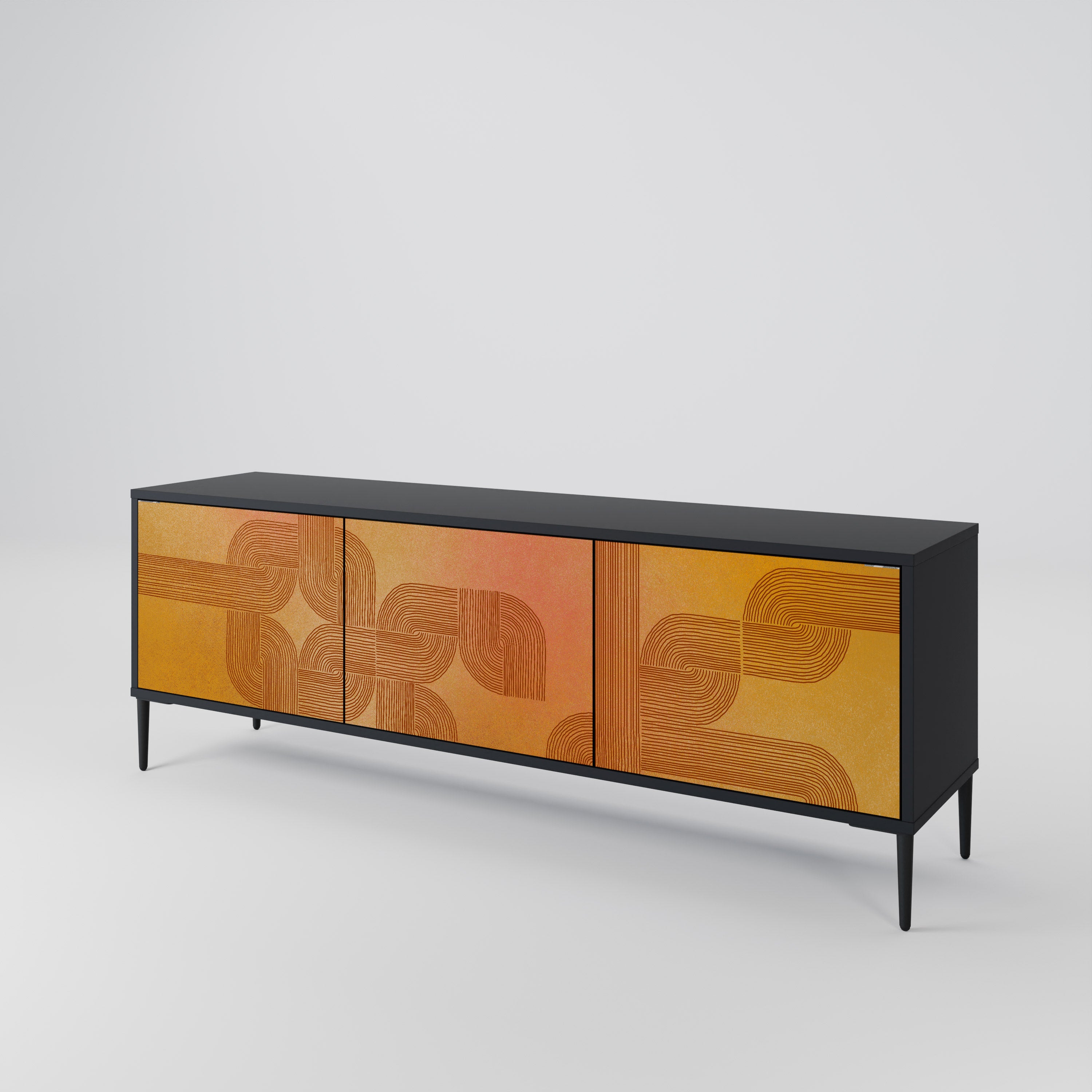 STRENGTHENING RELATION Mueble de TV de 3 Puertas