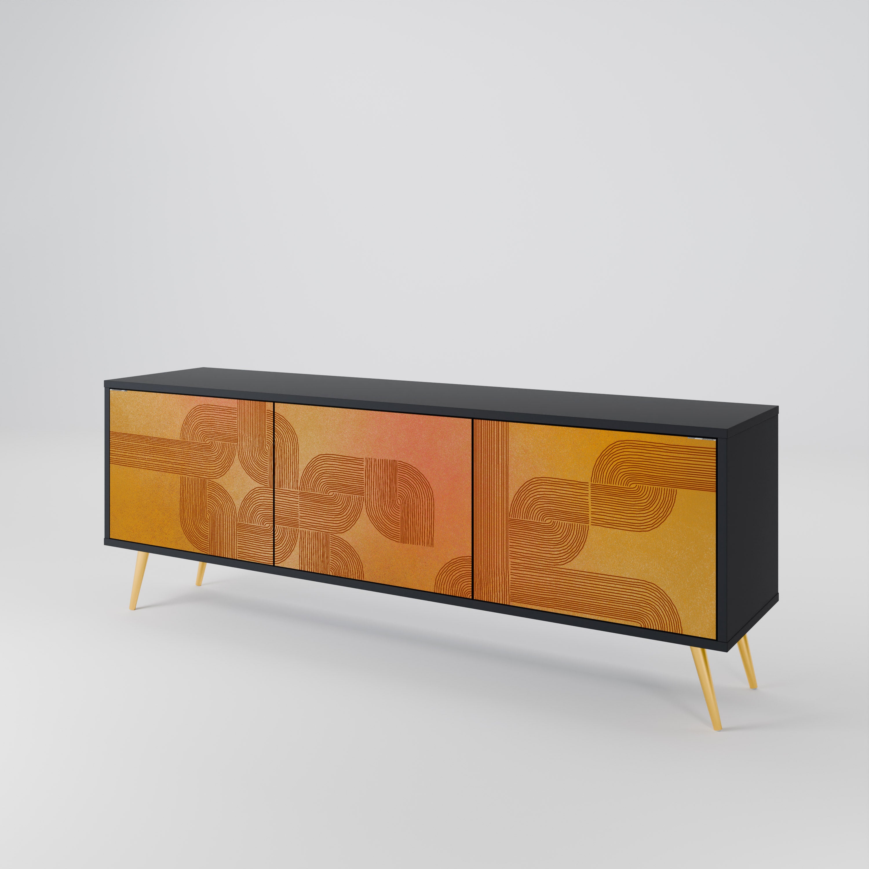 STRENGTHENING RELATION Mueble de TV de 3 Puertas