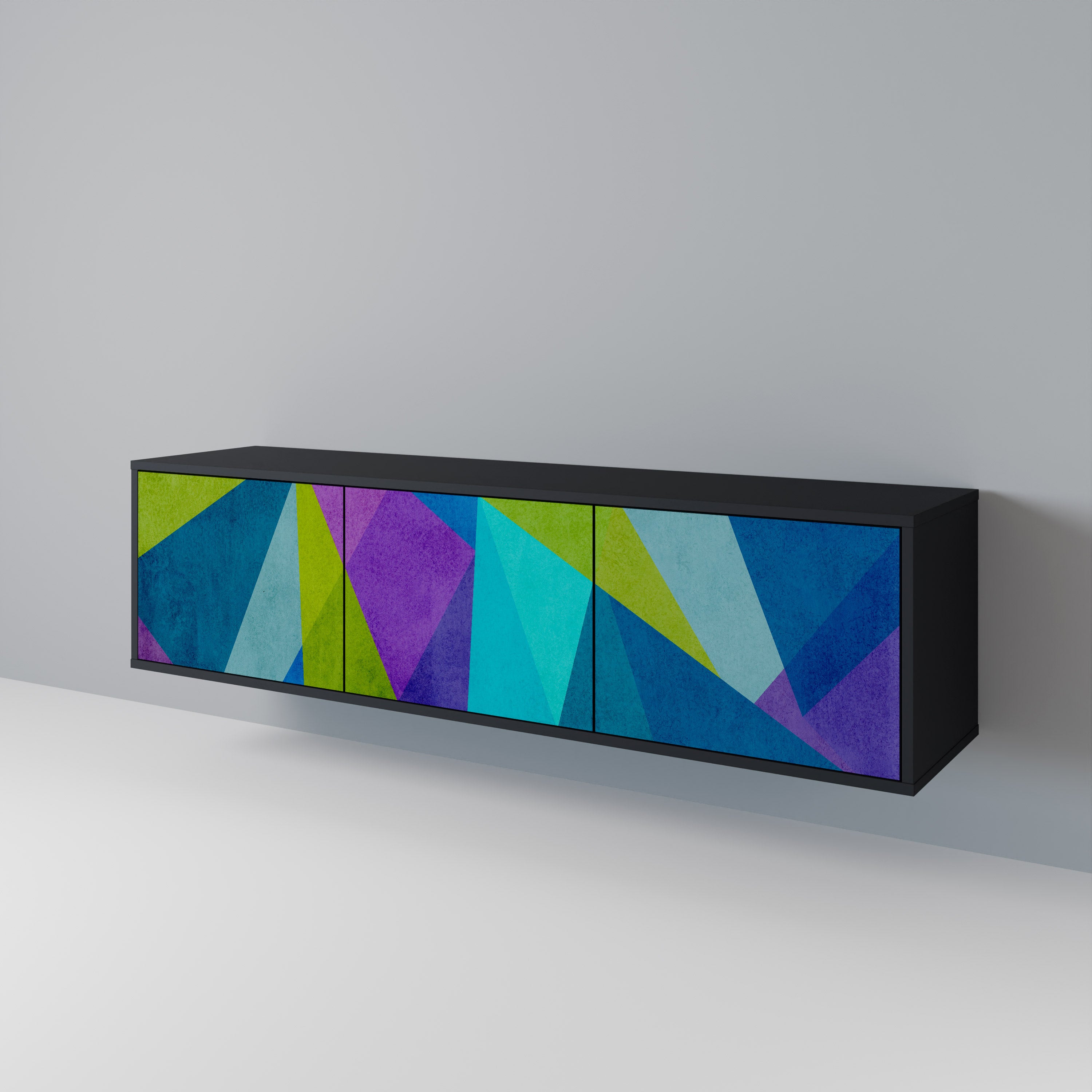 COLD SHOWCASE Mueble de TV de 3 Puertas