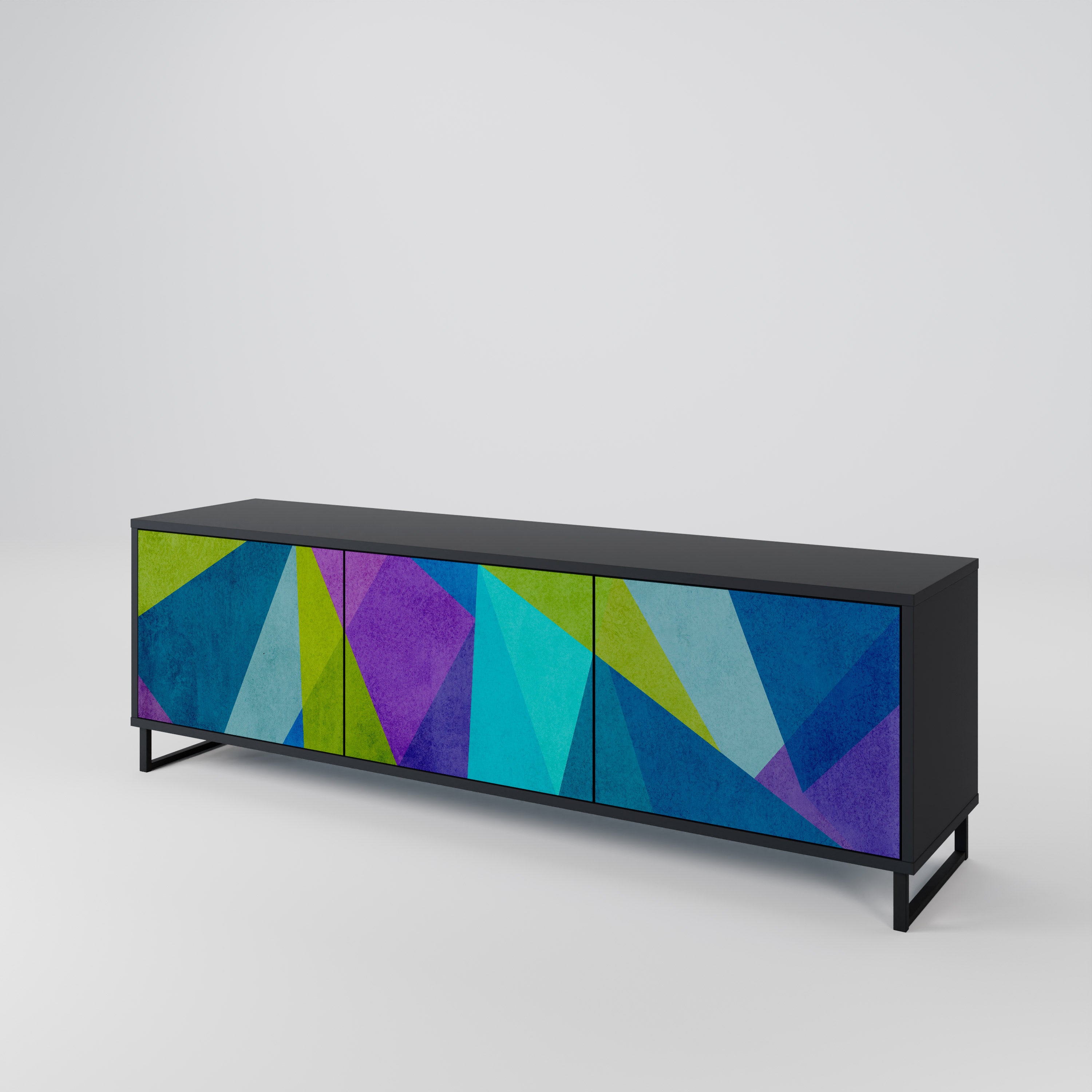 COLD SHOWCASE Mueble de TV de 3 Puertas
