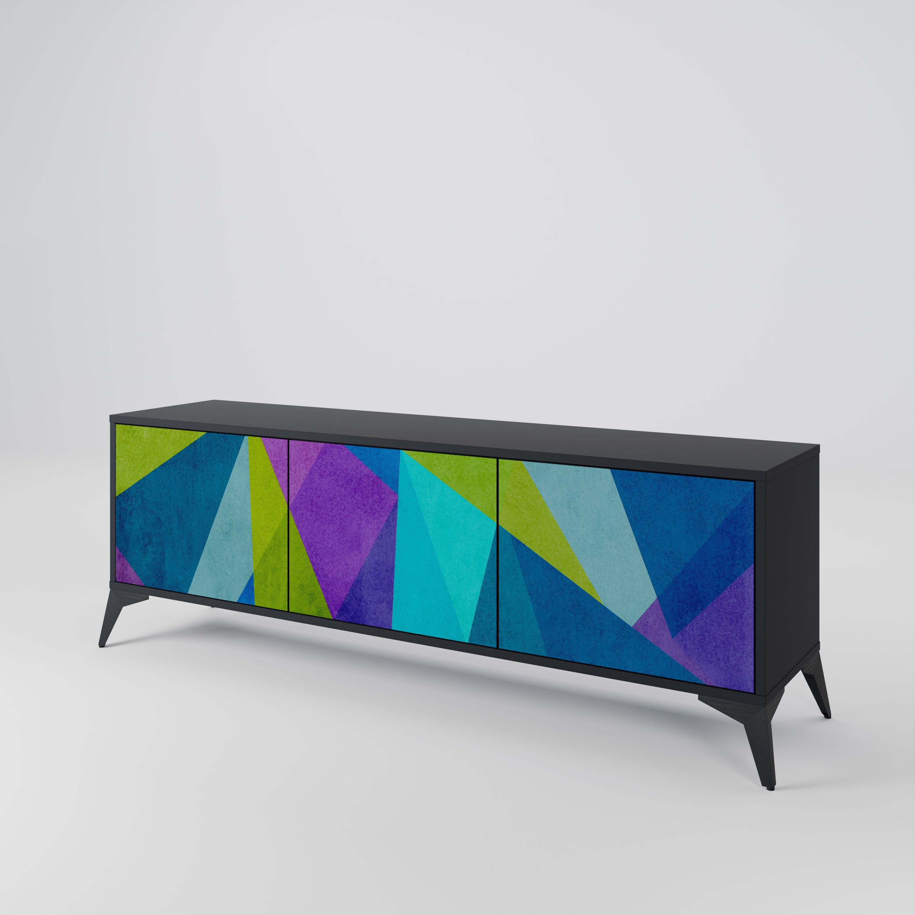 COLD SHOWCASE Mueble de TV de 3 Puertas