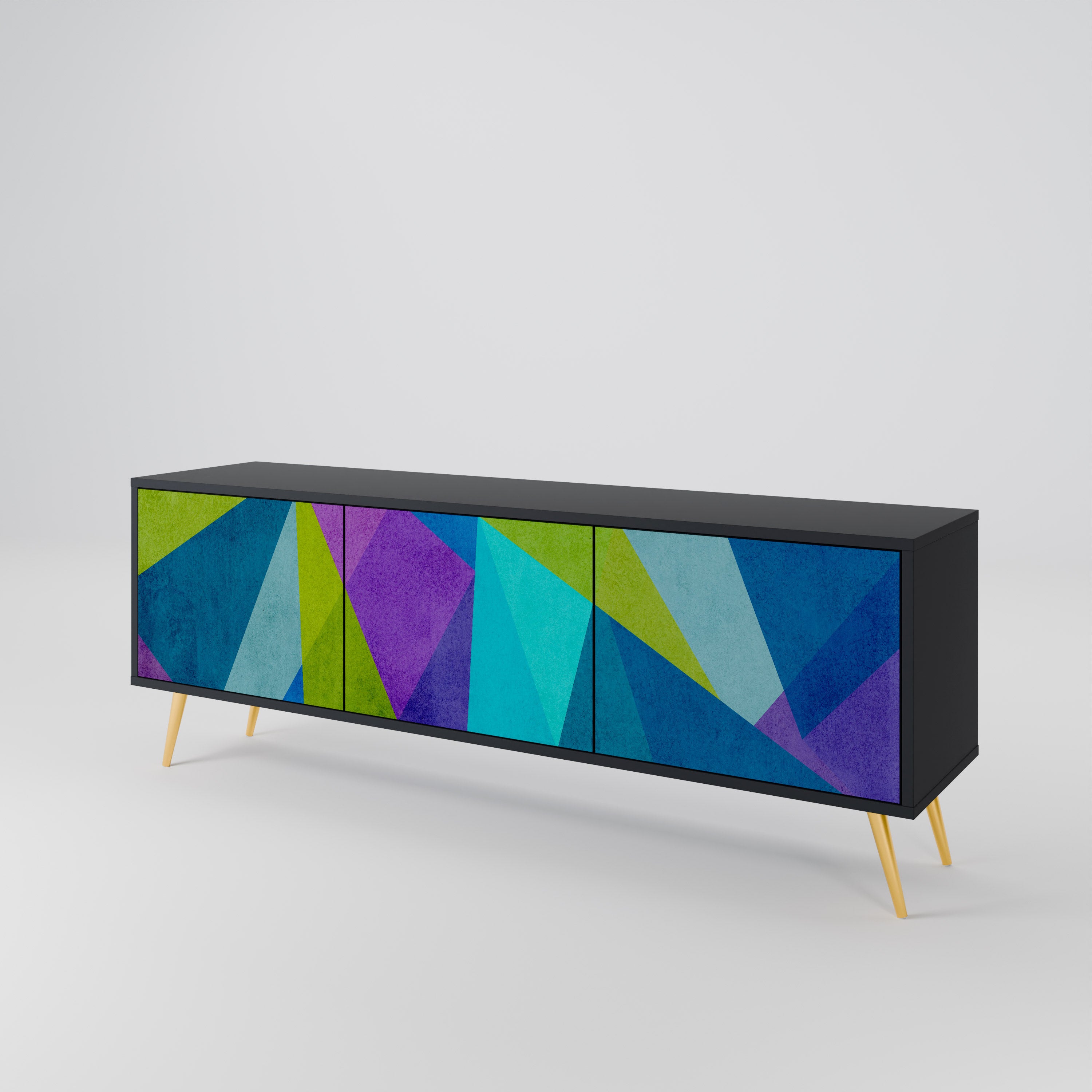 COLD SHOWCASE Mueble de TV de 3 Puertas