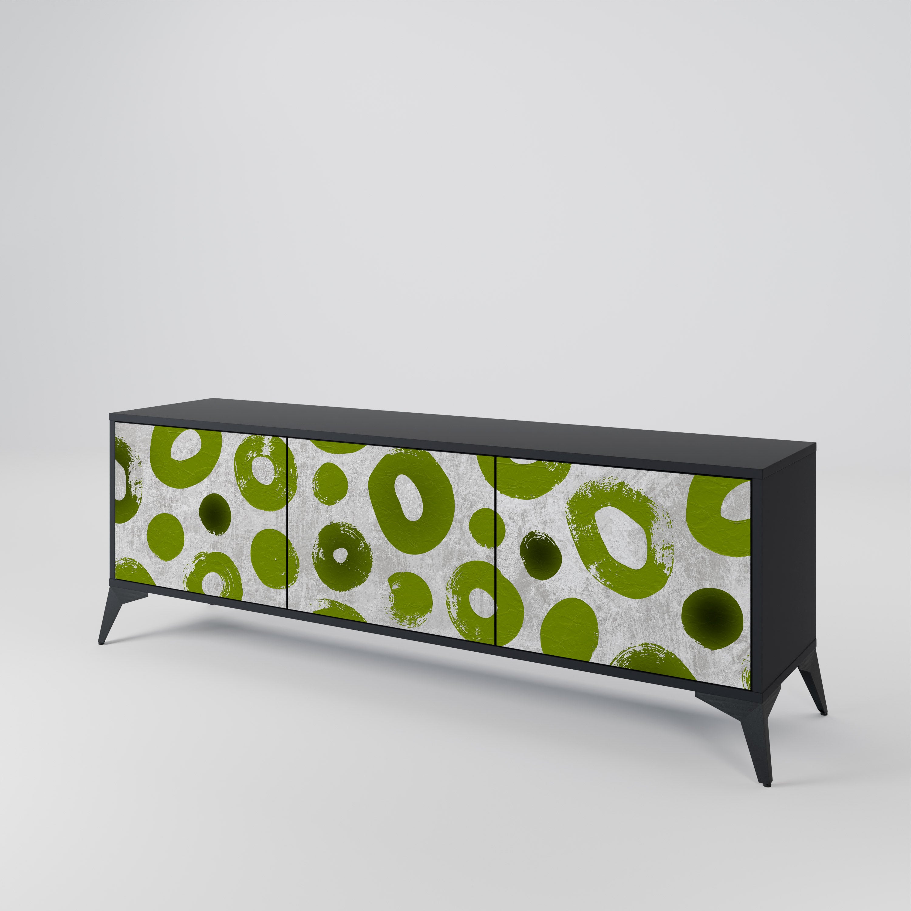GREEN RHAPSODY Mueble de TV de 3 Puertas