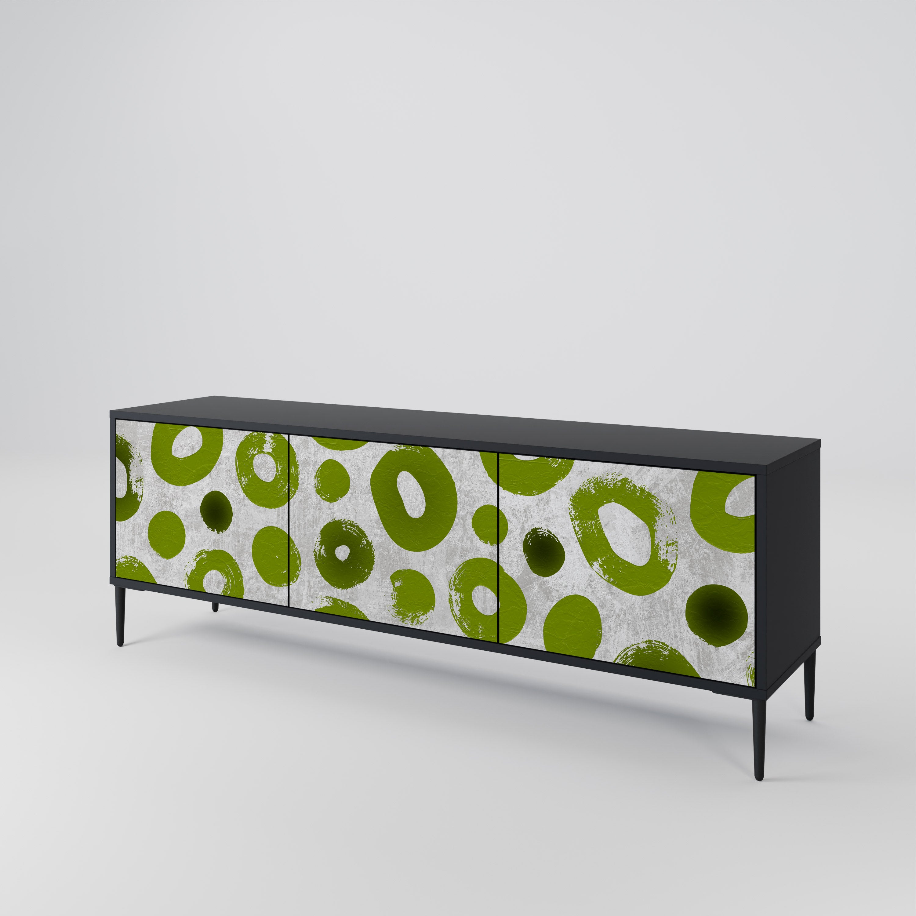 GREEN RHAPSODY Mueble de TV de 3 Puertas