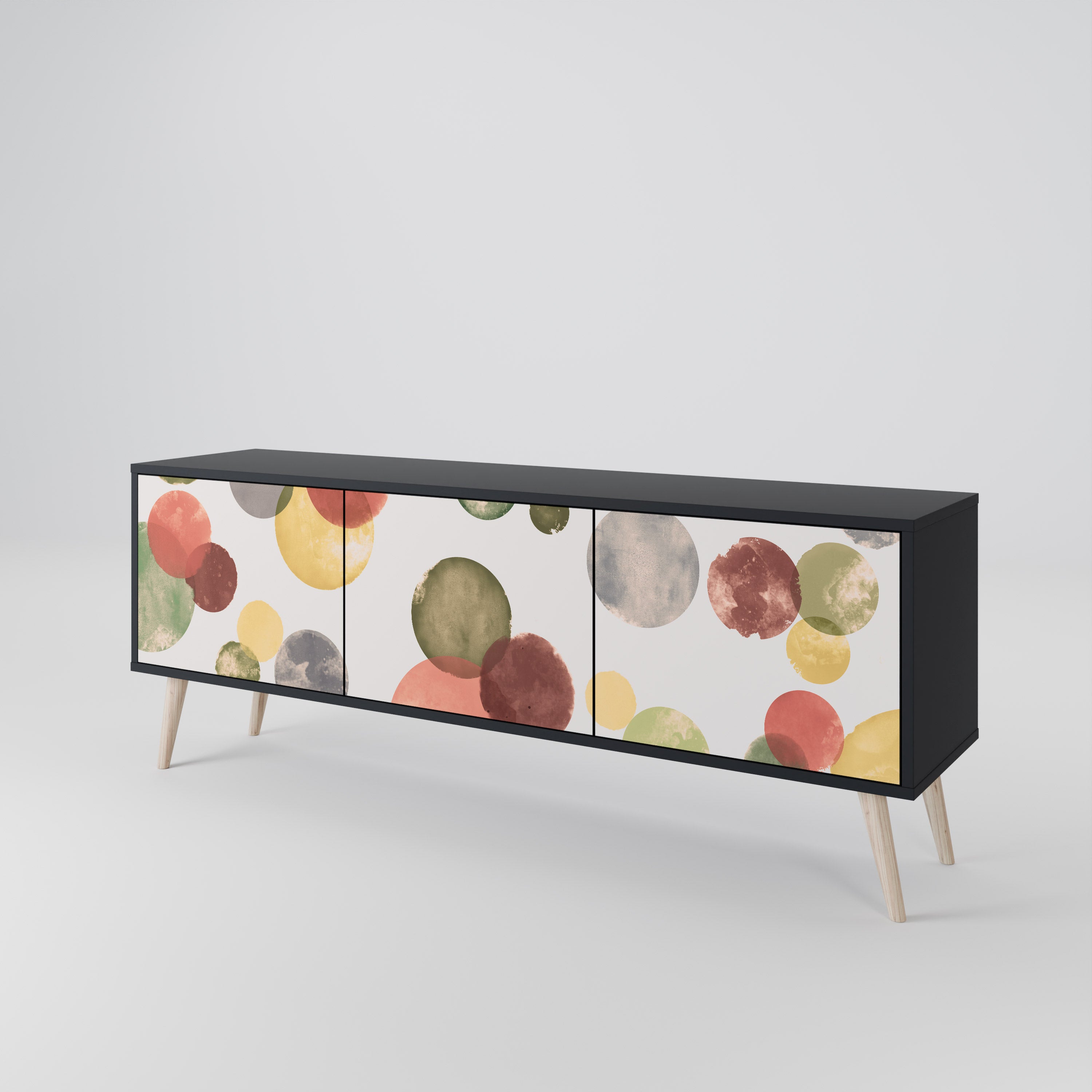 FLEETING HAPPINESS Mueble de TV de 3 Puertas
