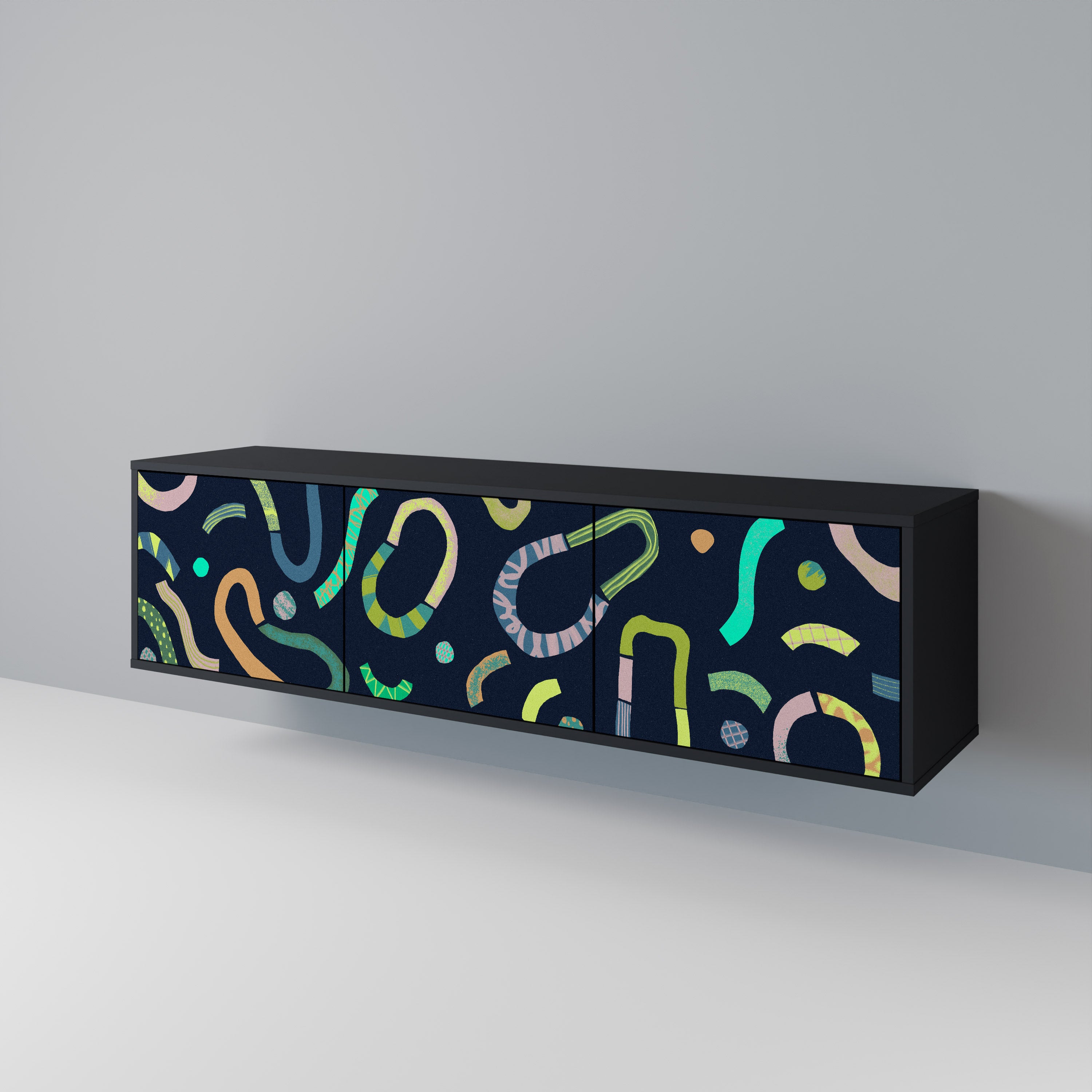 CONTRAST DANCE Mueble de TV de 3 Puertas