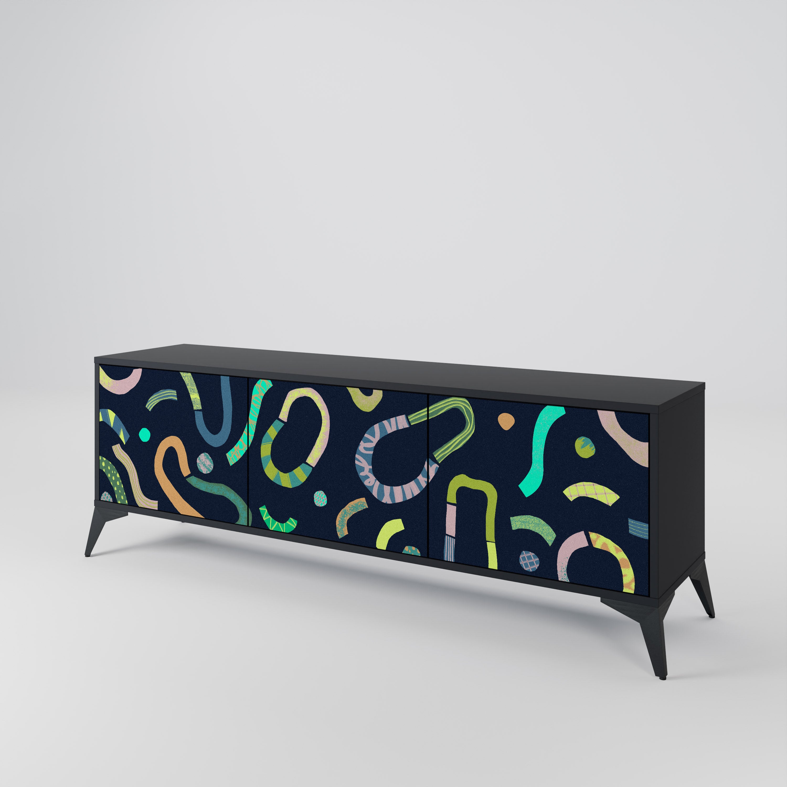 CONTRAST DANCE Mueble de TV de 3 Puertas