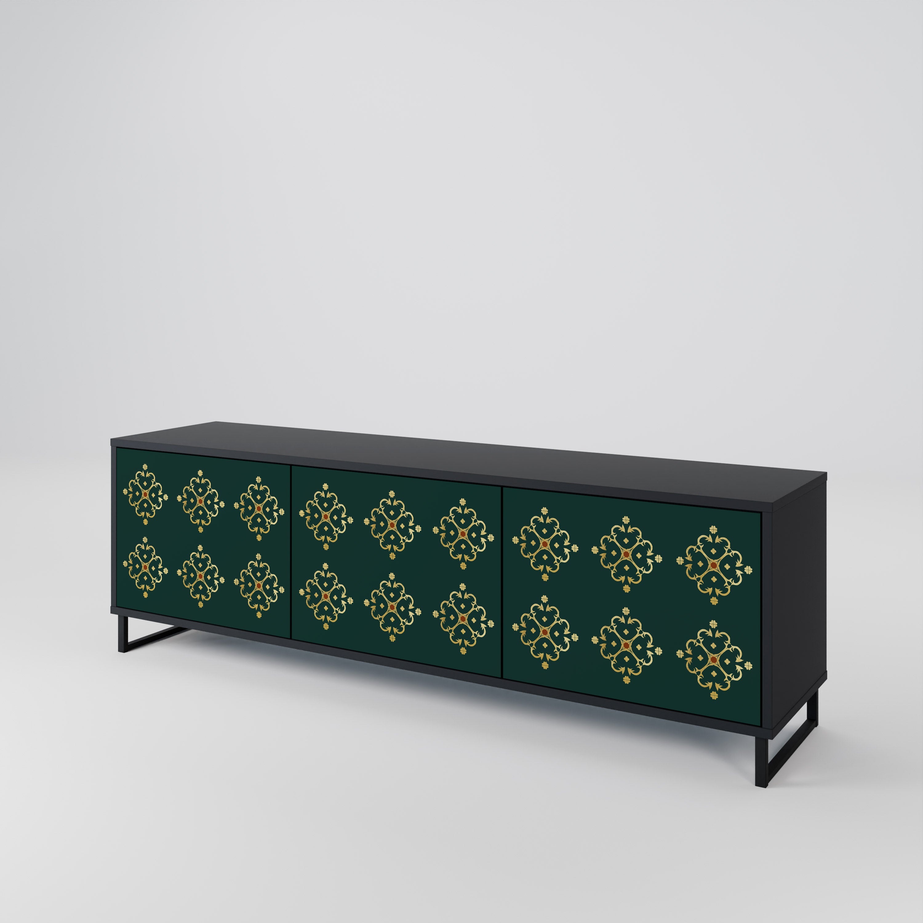 ROYAL MEDALLION Mueble de TV de 3 Puertas