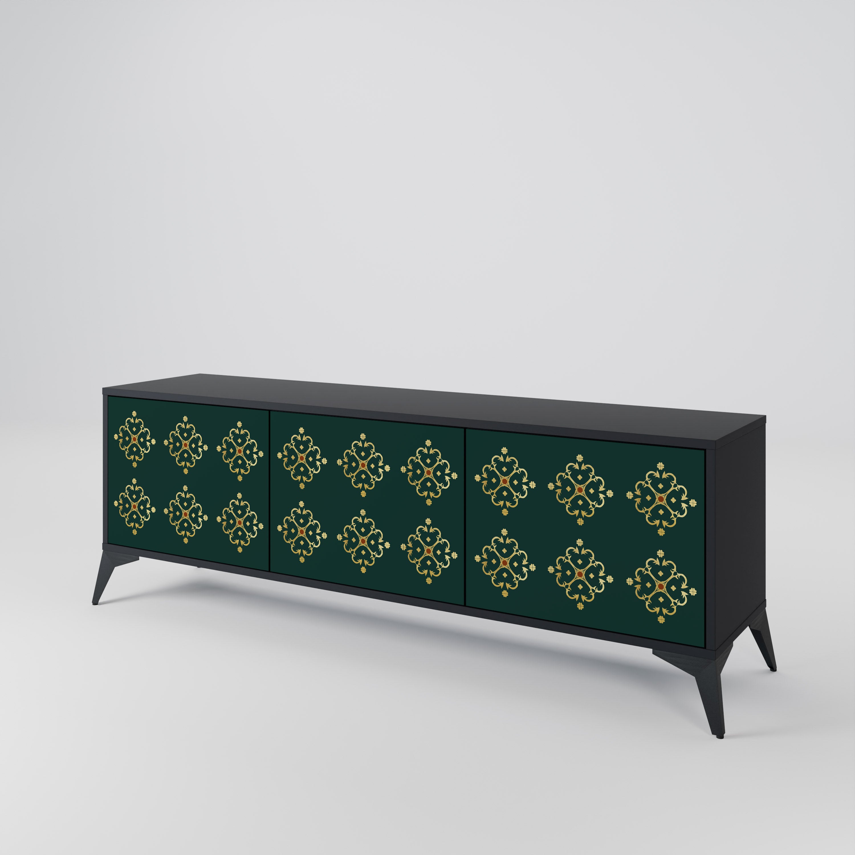 ROYAL MEDALLION Mueble de TV de 3 Puertas