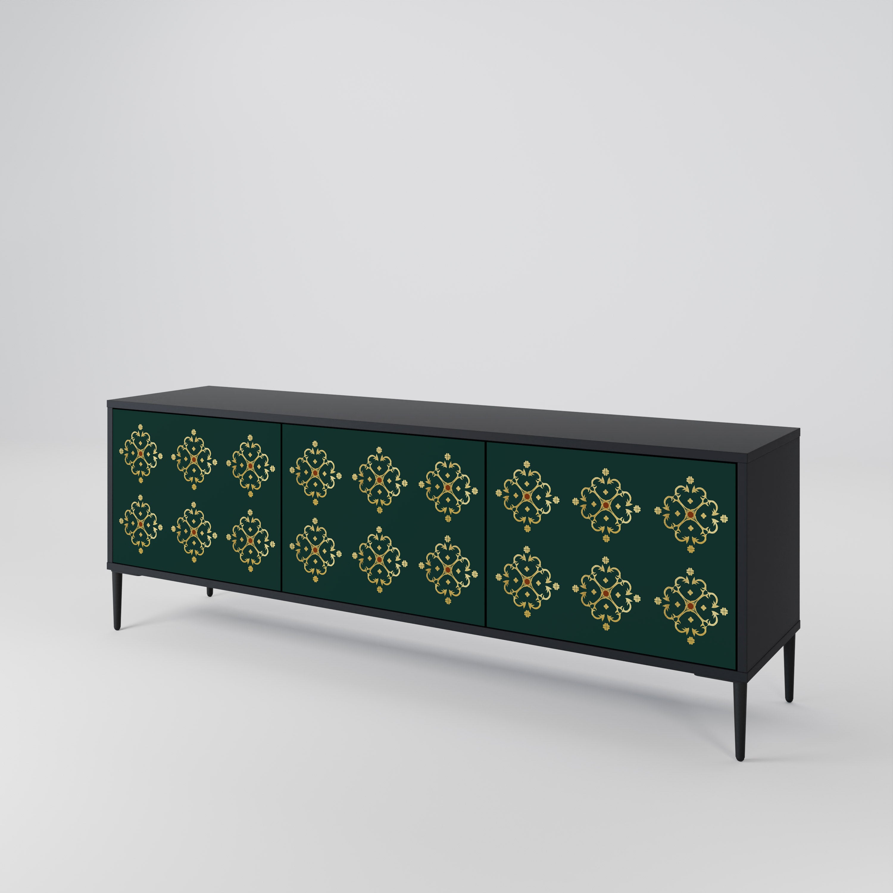 ROYAL MEDALLION Mueble de TV de 3 Puertas