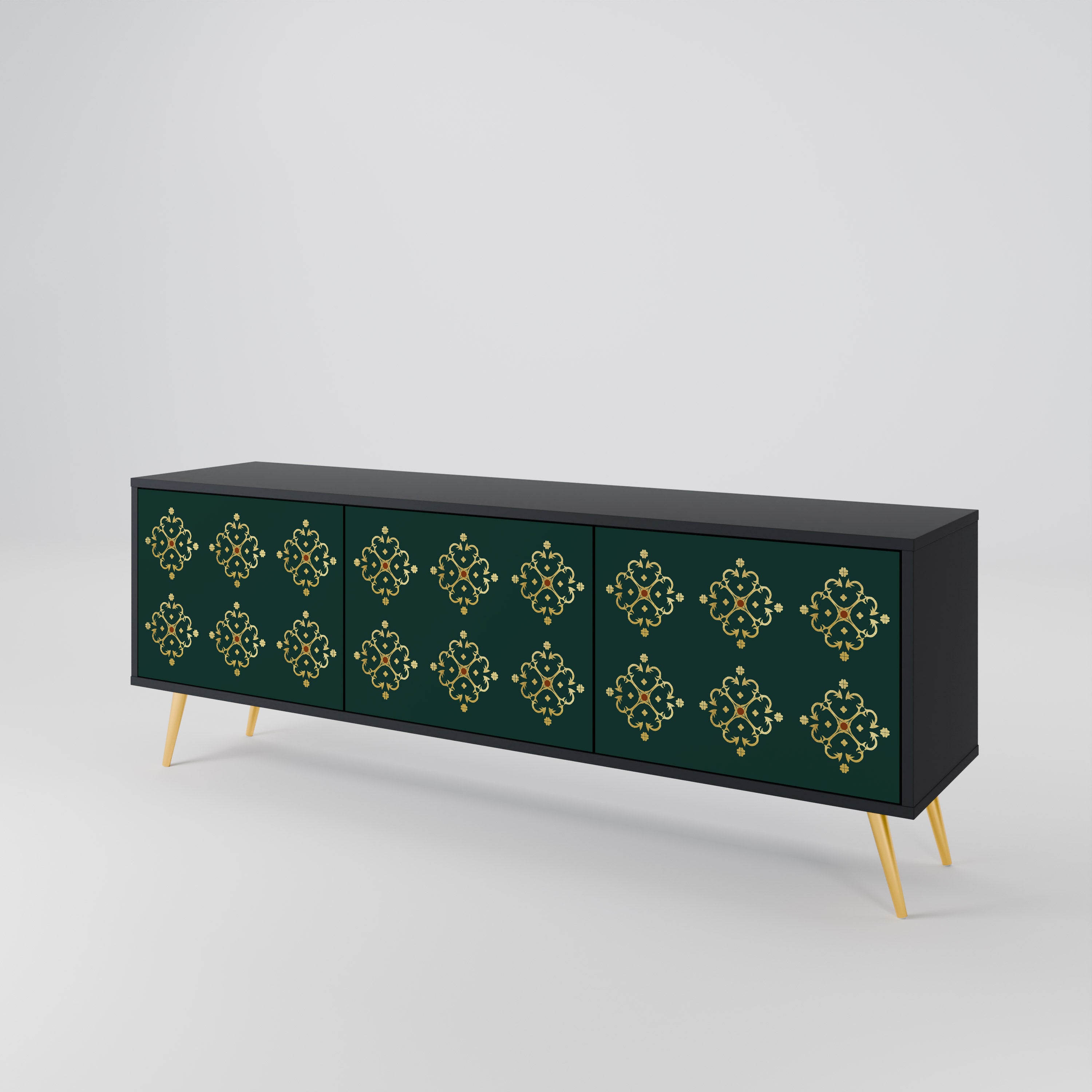 ROYAL MEDALLION Mueble de TV de 3 Puertas