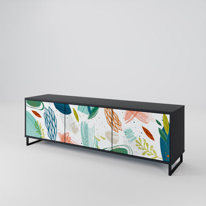 BOTANICAL HURRICANE Móvel de TV de 3 Portas
