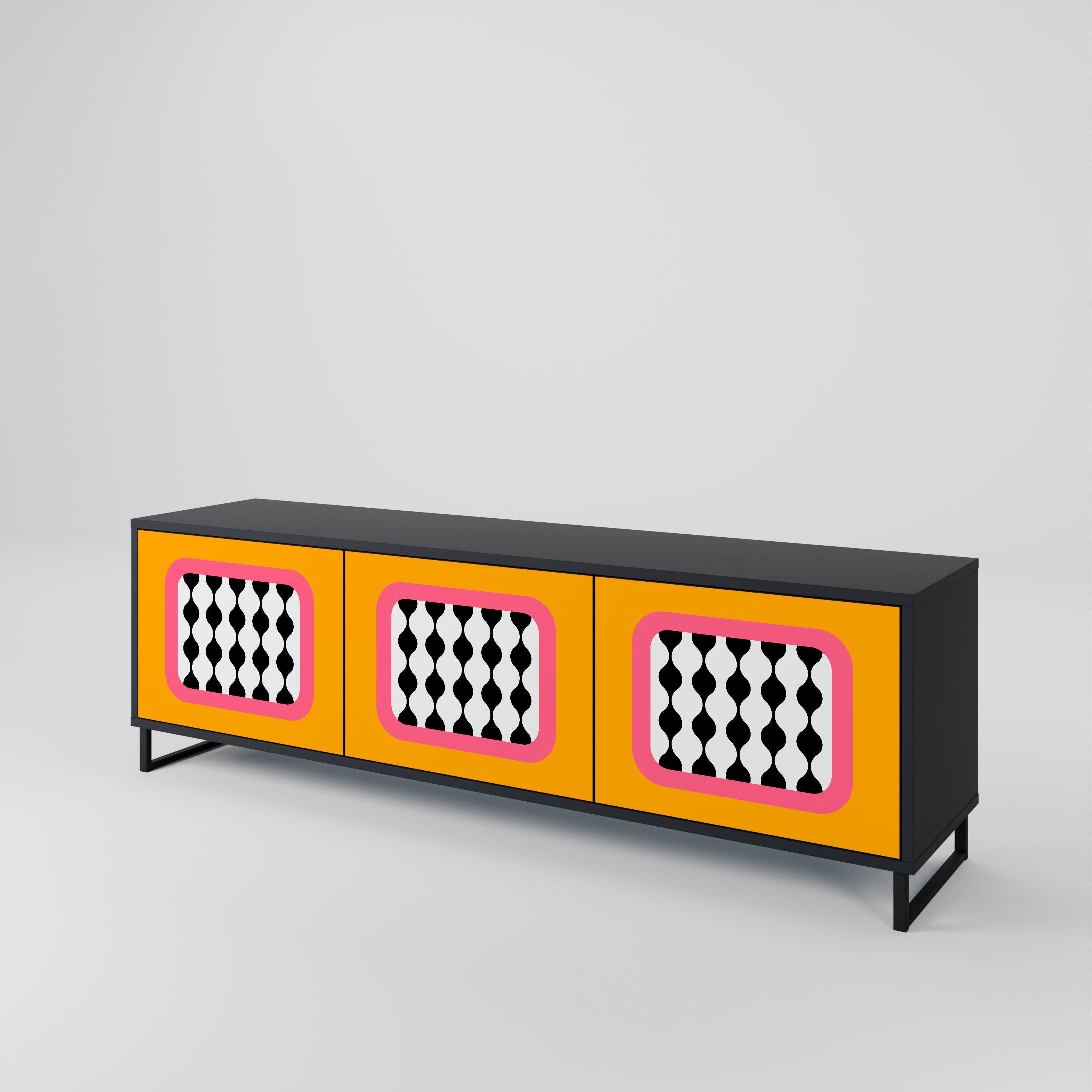 TEARS IN HEAVEN Mueble de TV de 3 Puertas