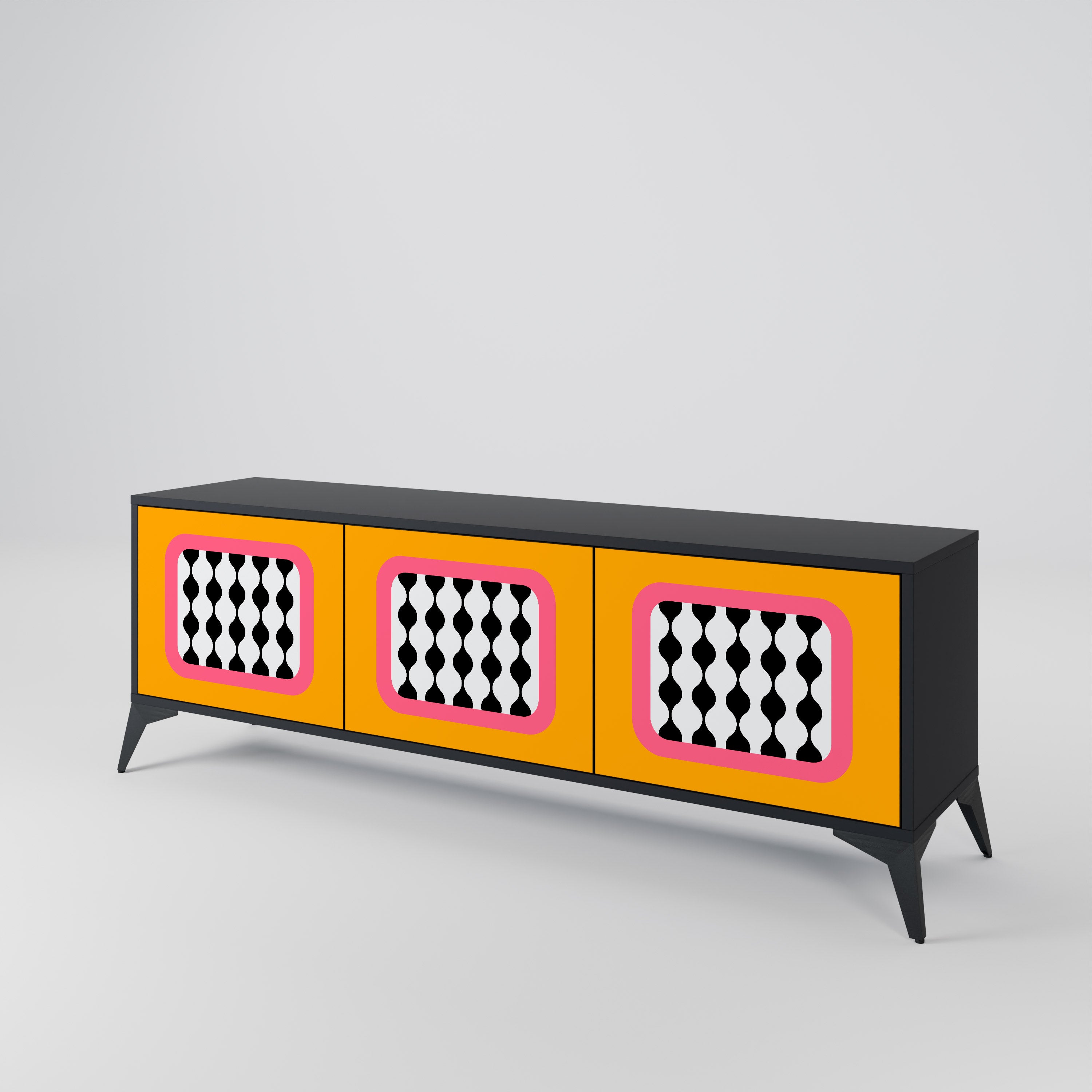 TEARS IN HEAVEN Mueble de TV de 3 Puertas