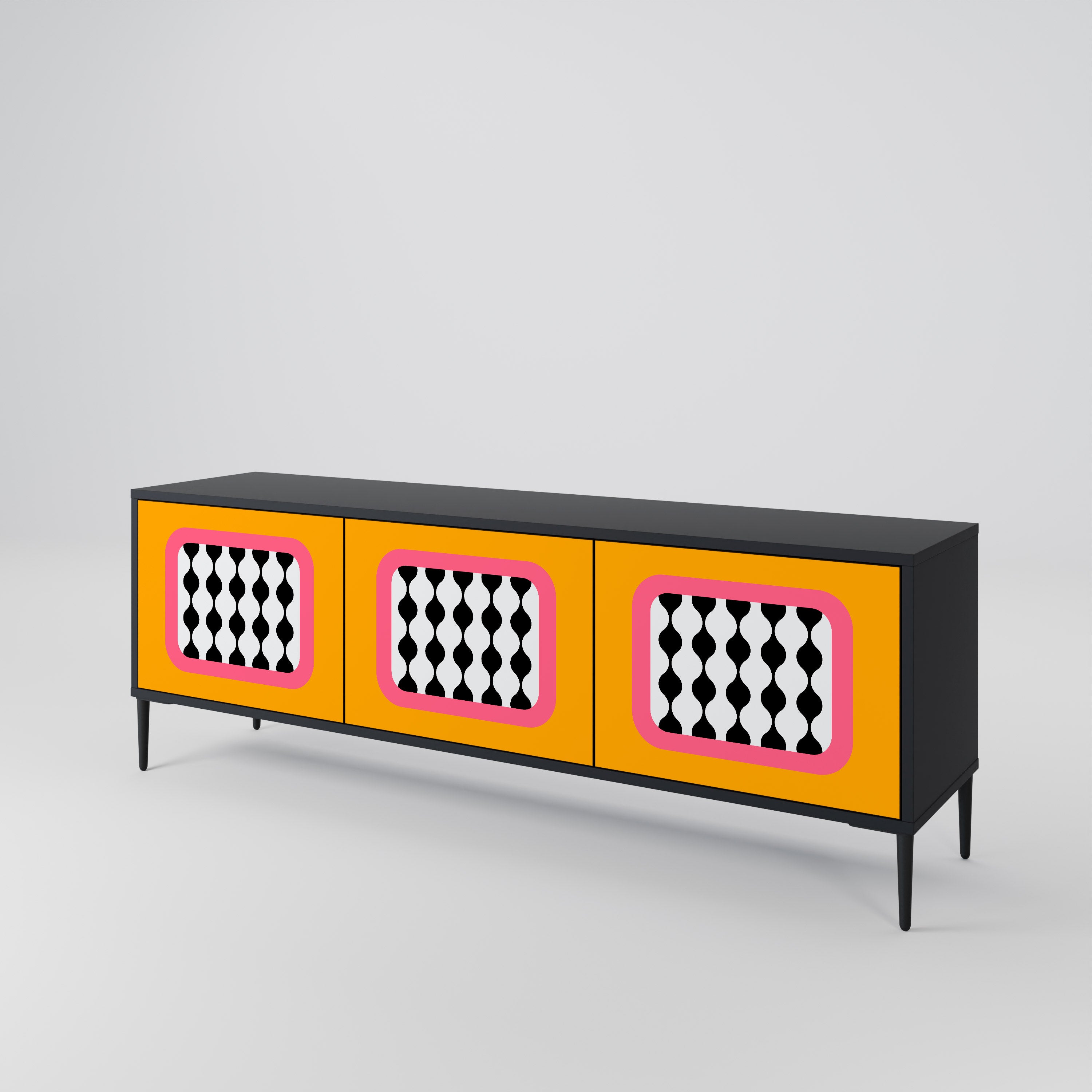TEARS IN HEAVEN Mueble de TV de 3 Puertas