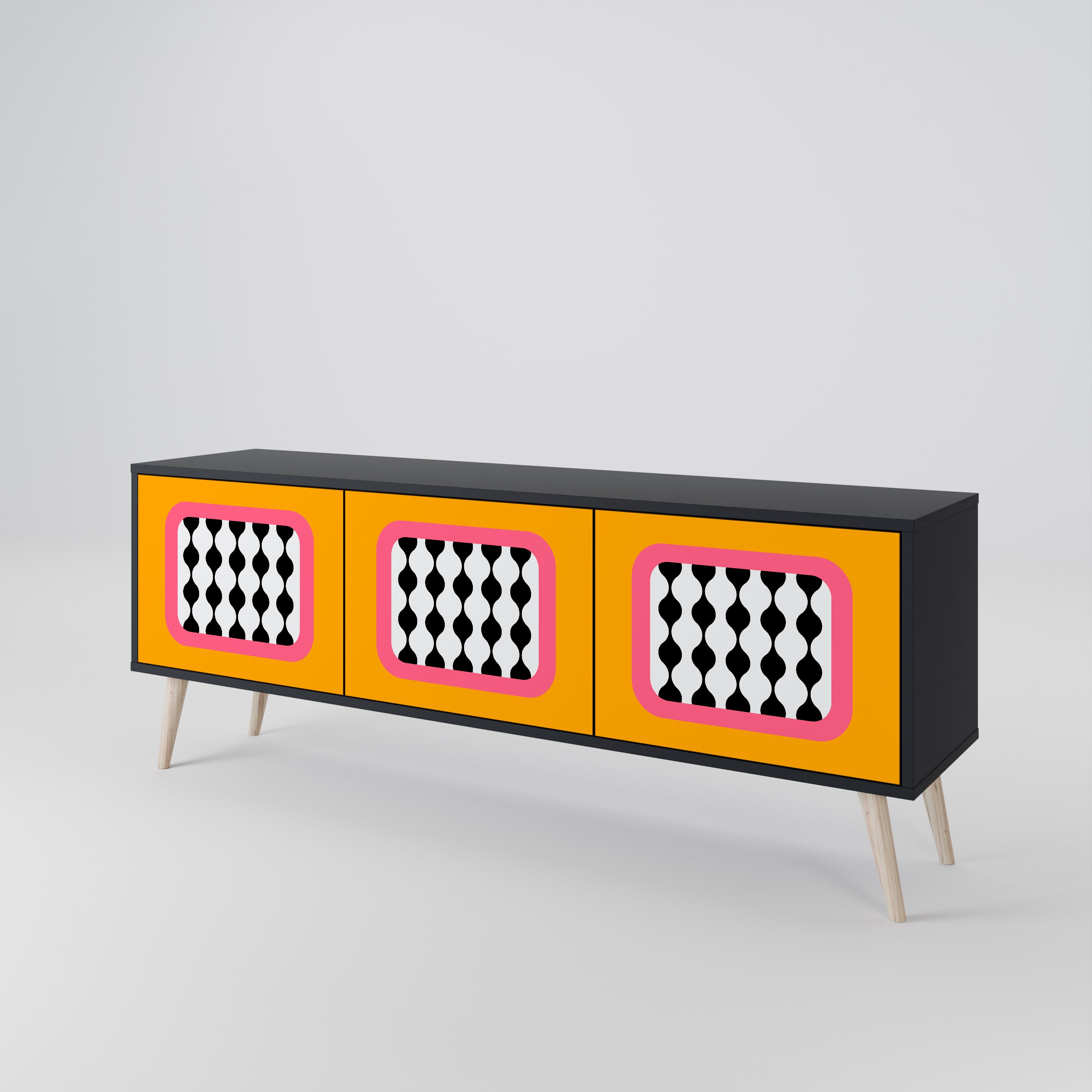 TEARS IN HEAVEN Mueble de TV de 3 Puertas