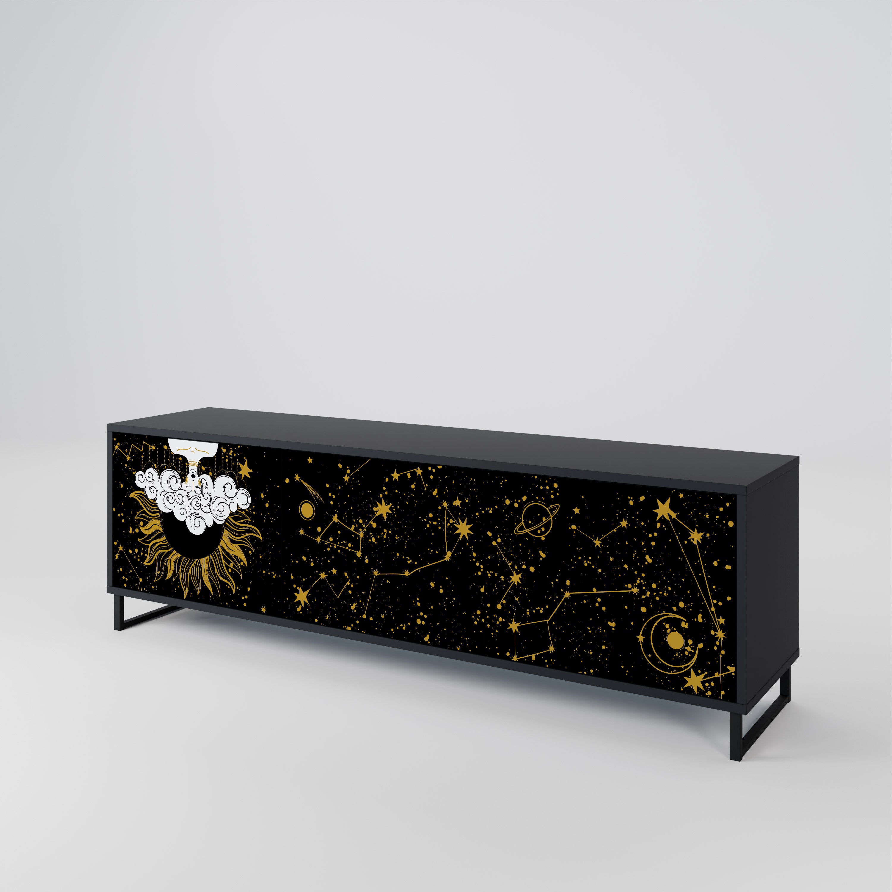 STELLAR CONSTELLATIONS Mueble de TV de 3 Puertas