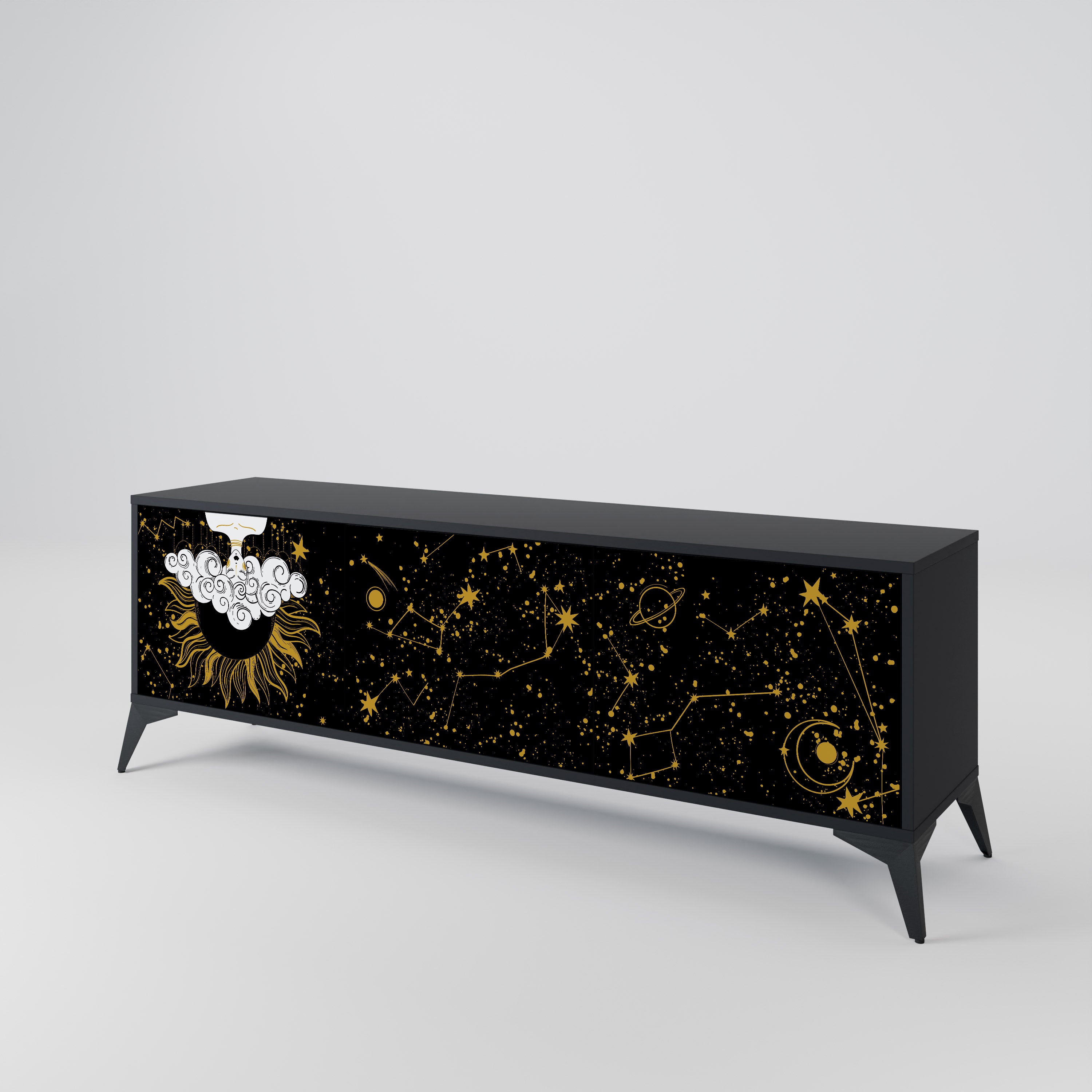 STELLAR CONSTELLATIONS Mueble de TV de 3 Puertas