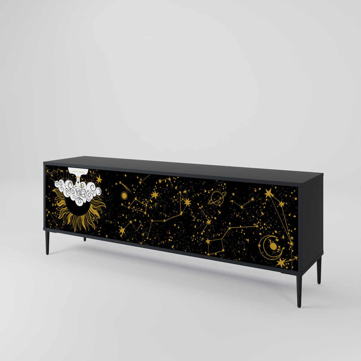 STELLAR CONSTELLATIONS Móvel de TV de 3 Portas