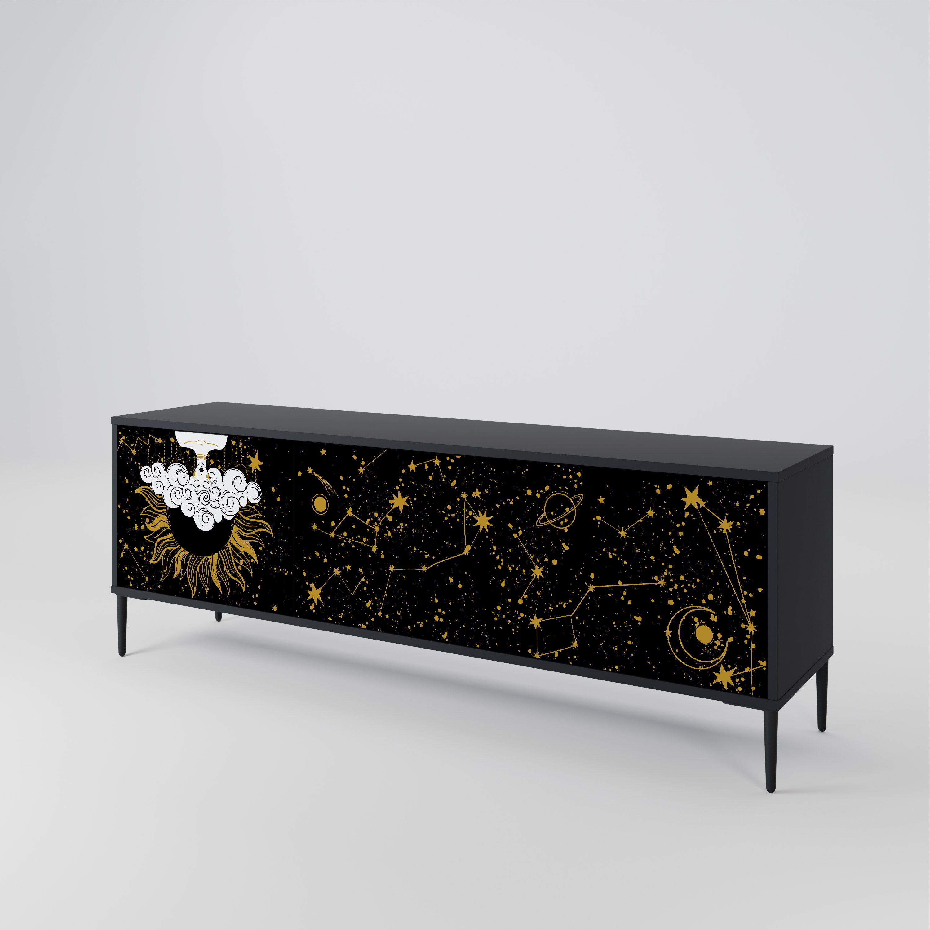 STELLAR CONSTELLATIONS Mueble de TV de 3 Puertas