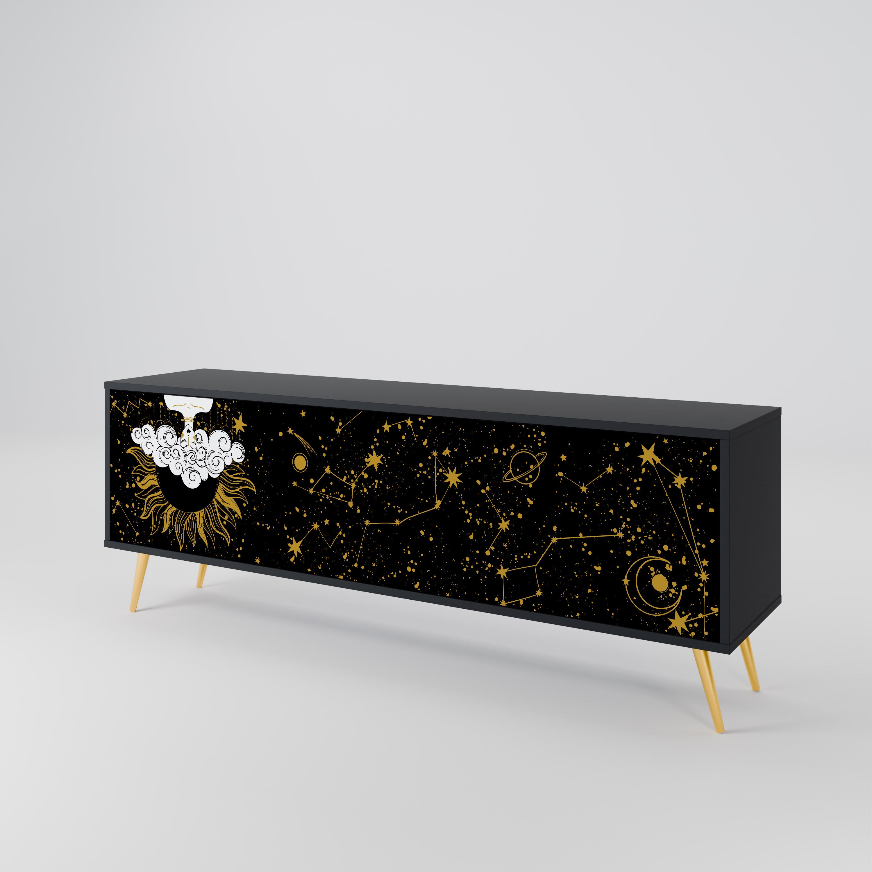 STELLAR CONSTELLATIONS Mueble de TV de 3 Puertas