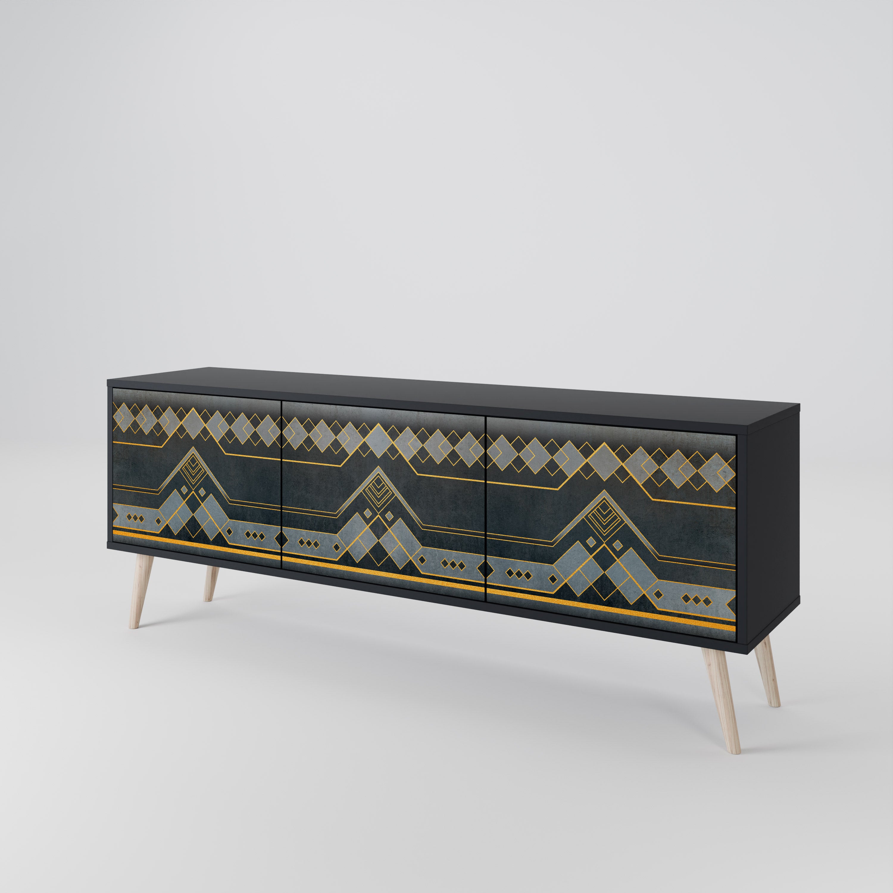 ROYAL ORDINARINESS Mueble de TV de 3 Puertas