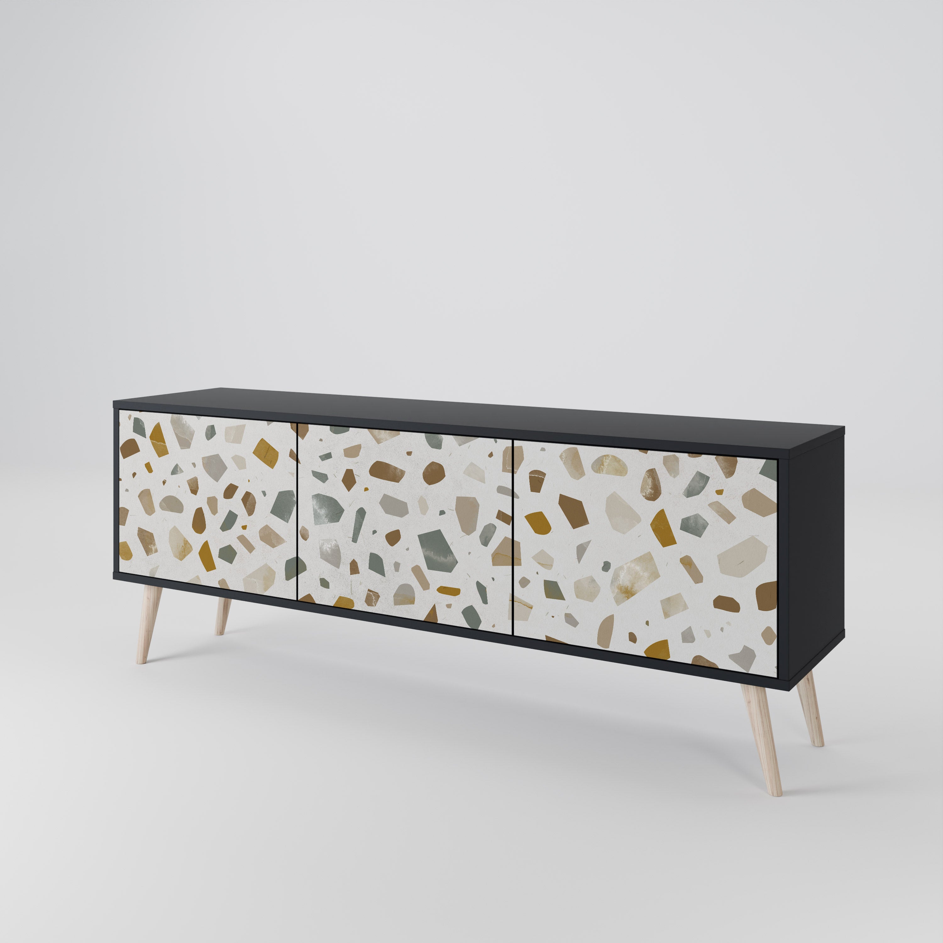 PIECES OF TOMORROW Mueble de TV de 3 Puertas
