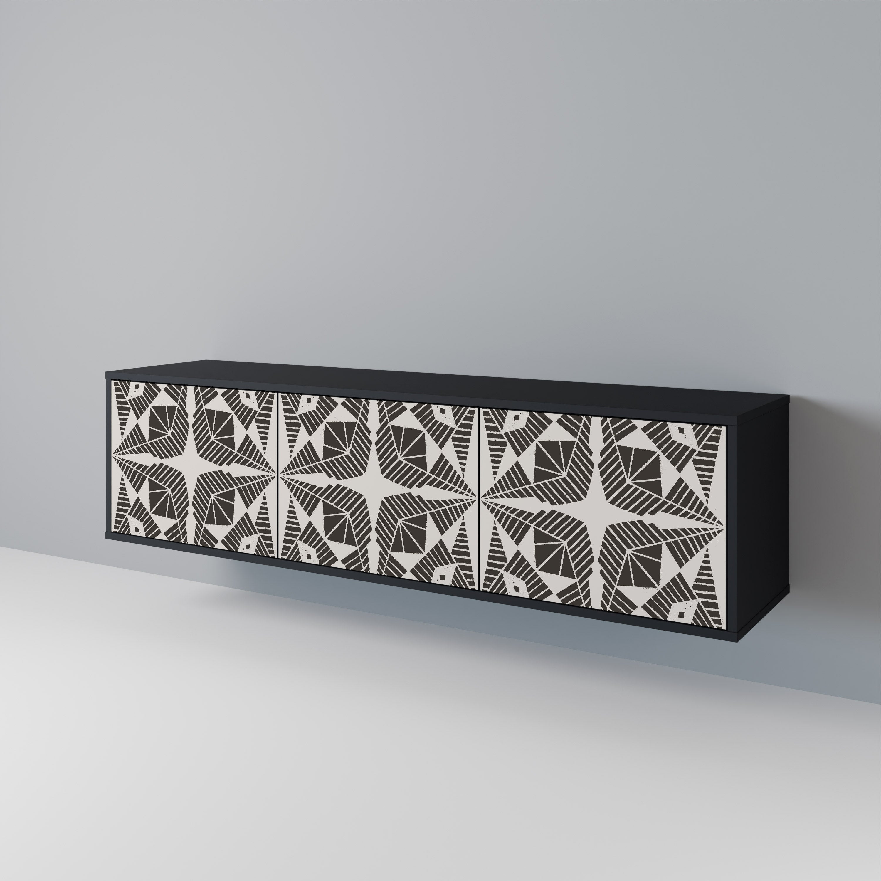 MONOCHROME NEXUS Mueble de TV de 3 Puertas