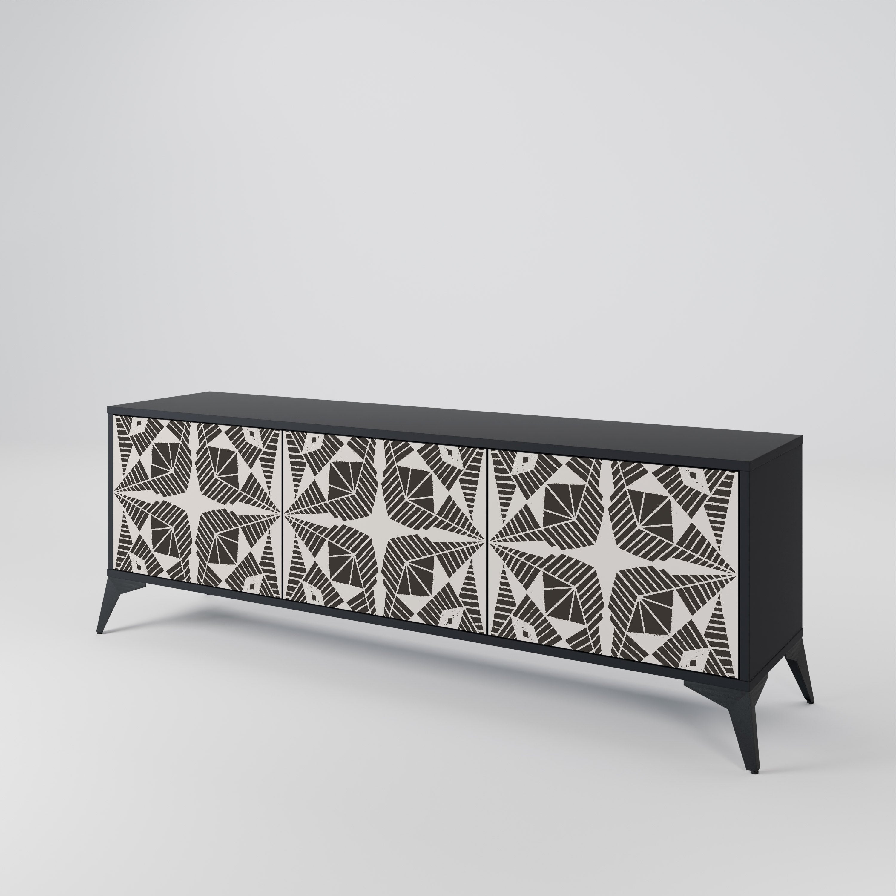 MONOCHROME NEXUS Mueble de TV de 3 Puertas