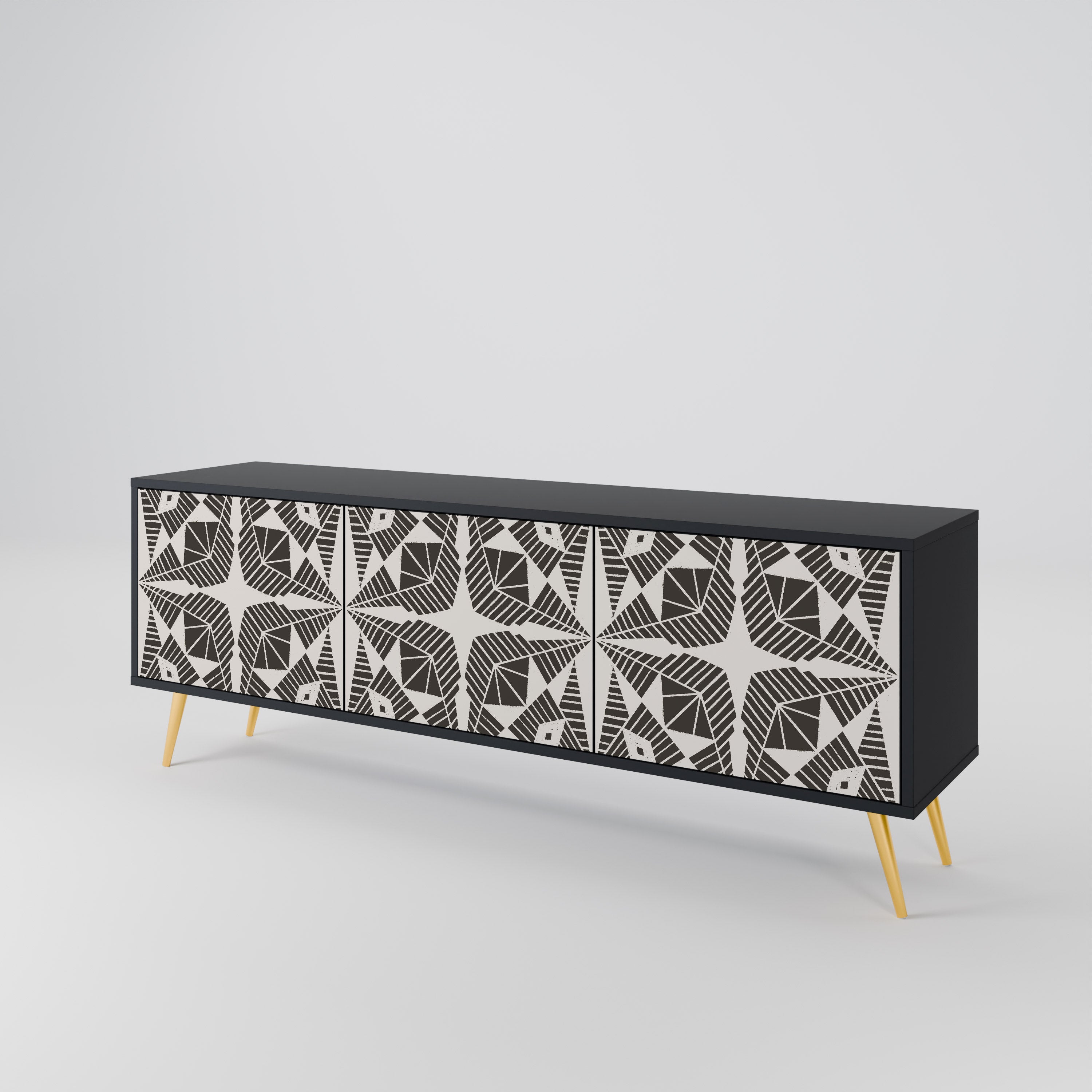 MONOCHROME NEXUS Mueble de TV de 3 Puertas