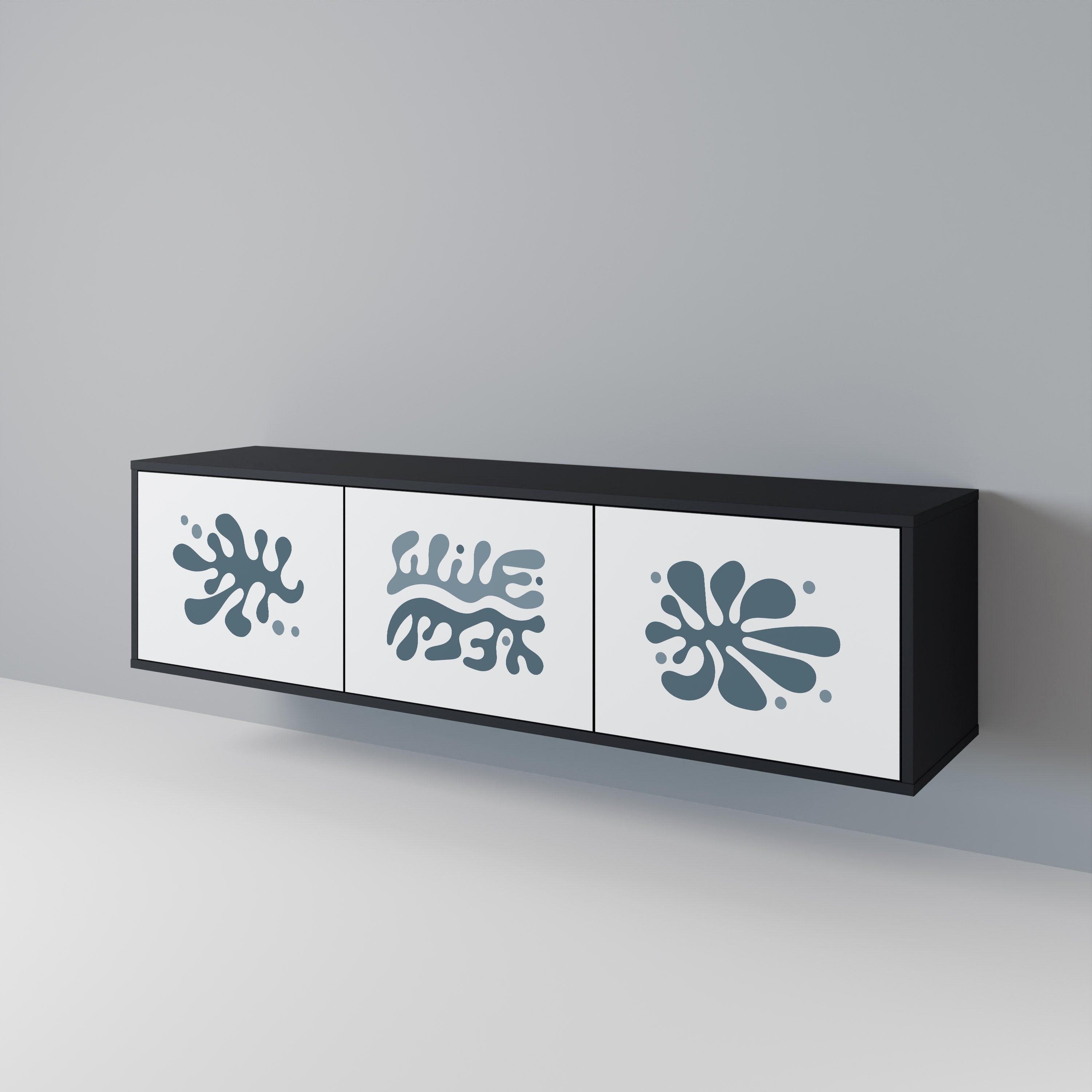 WONDERLAND VEGETATION Mueble de TV de 3 Puertas