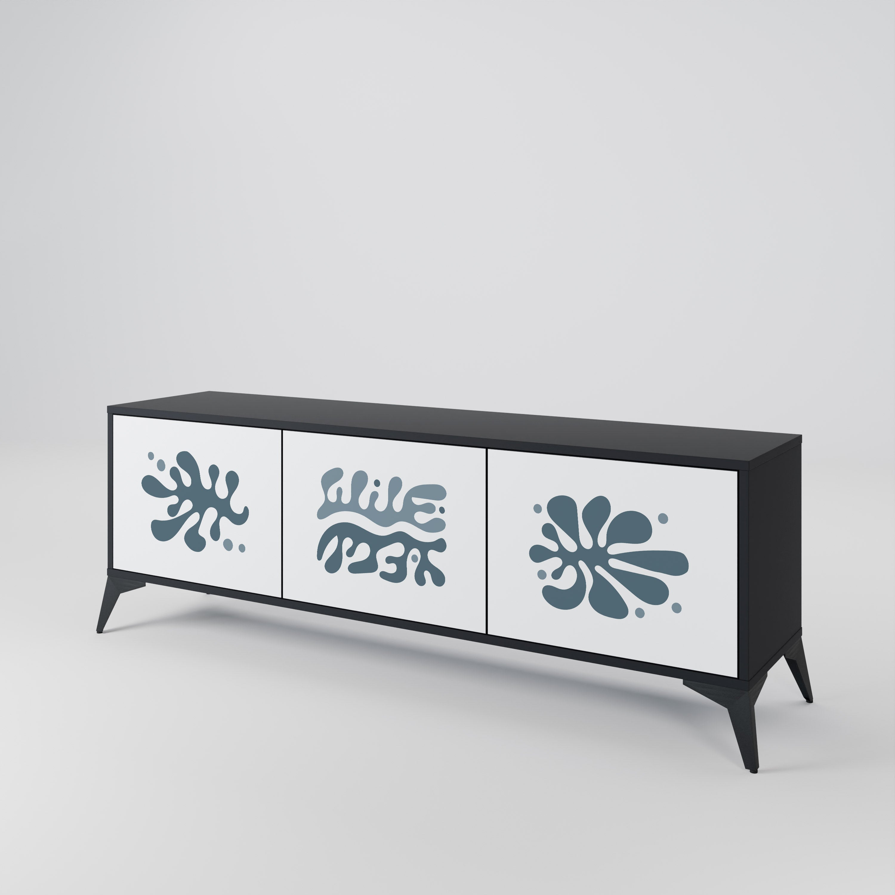 WONDERLAND VEGETATION Mueble de TV de 3 Puertas