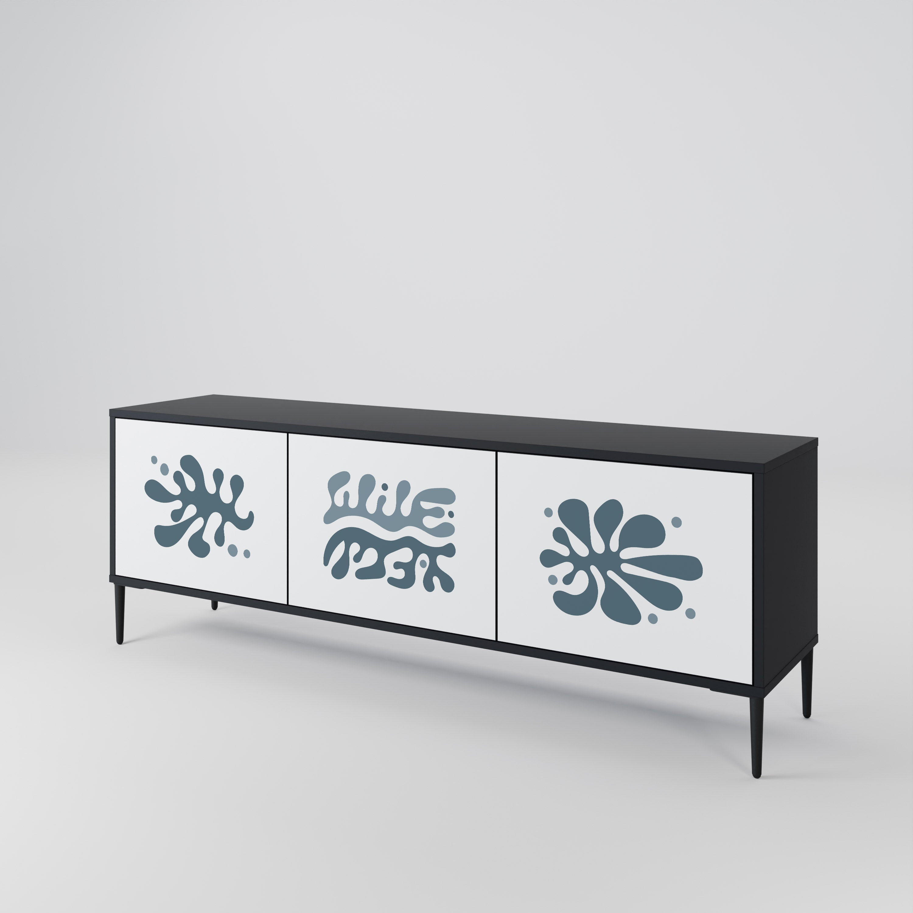 WONDERLAND VEGETATION Mueble de TV de 3 Puertas