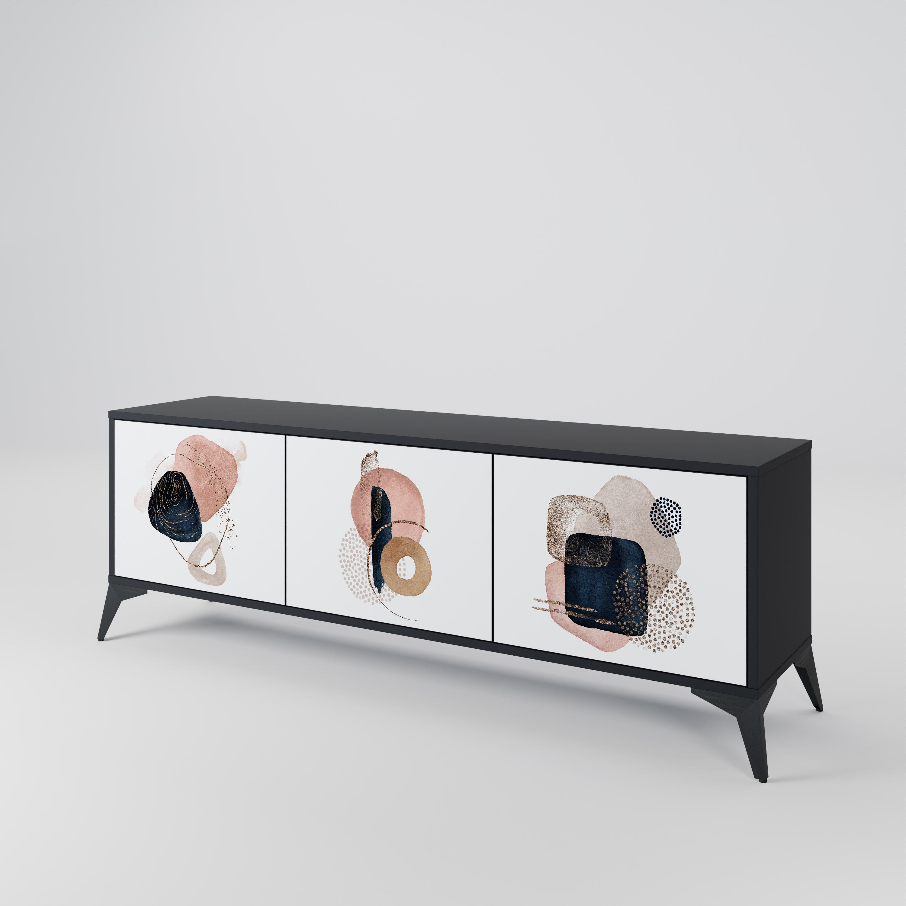 COLORFUL SHAPES Mueble de TV de 3 Puertas