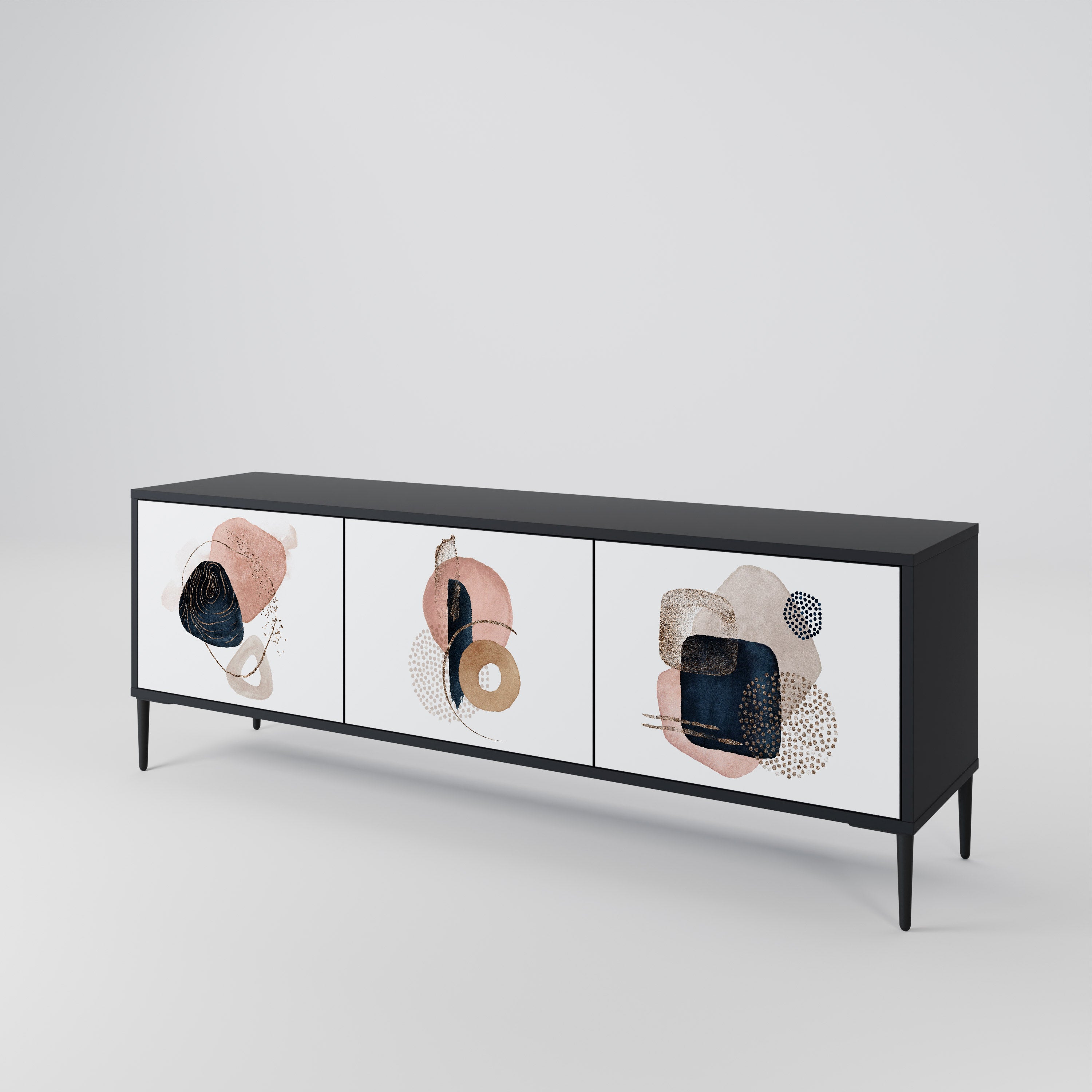 COLORFUL SHAPES Mueble de TV de 3 Puertas