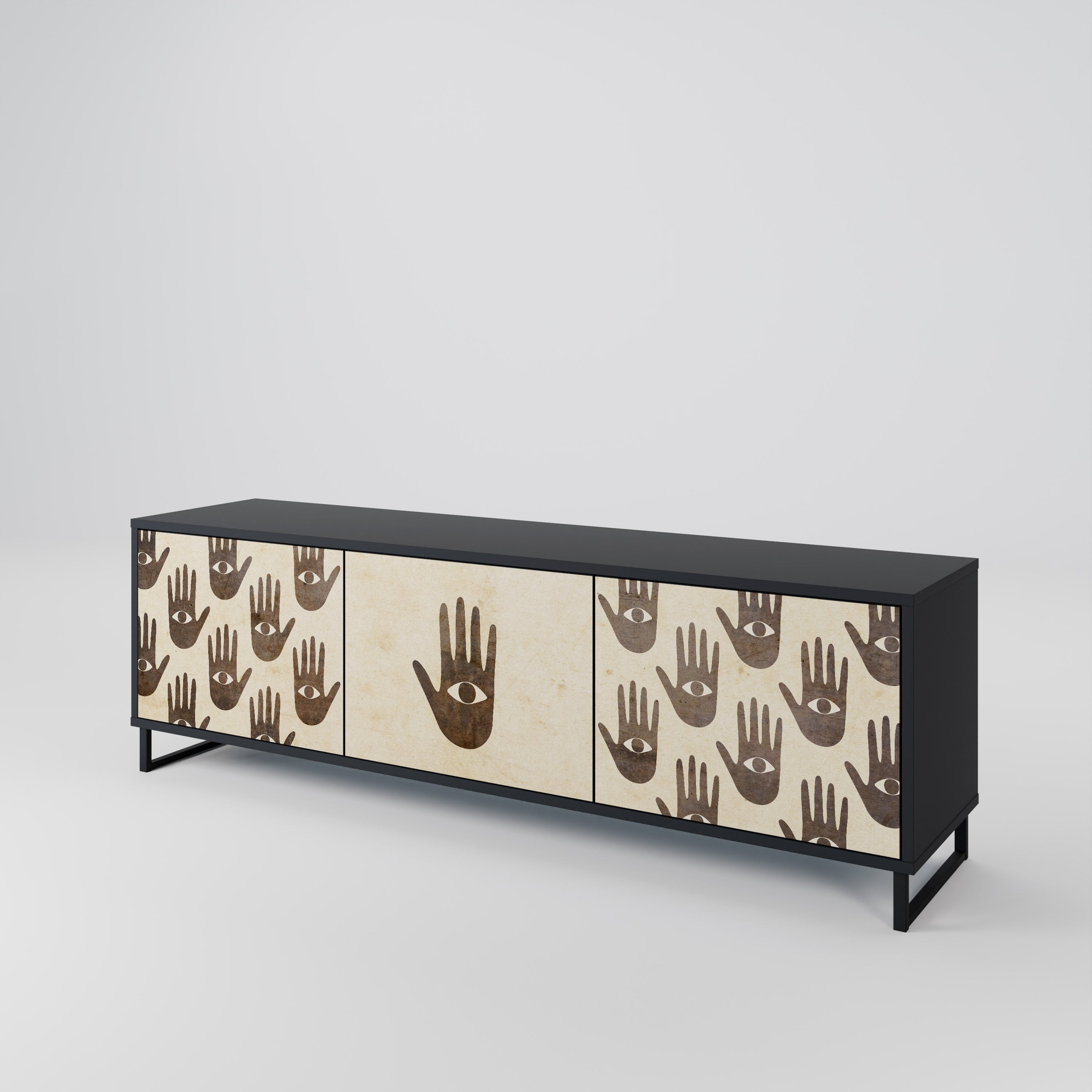 SEE MORE Mueble de TV de 3 Puertas