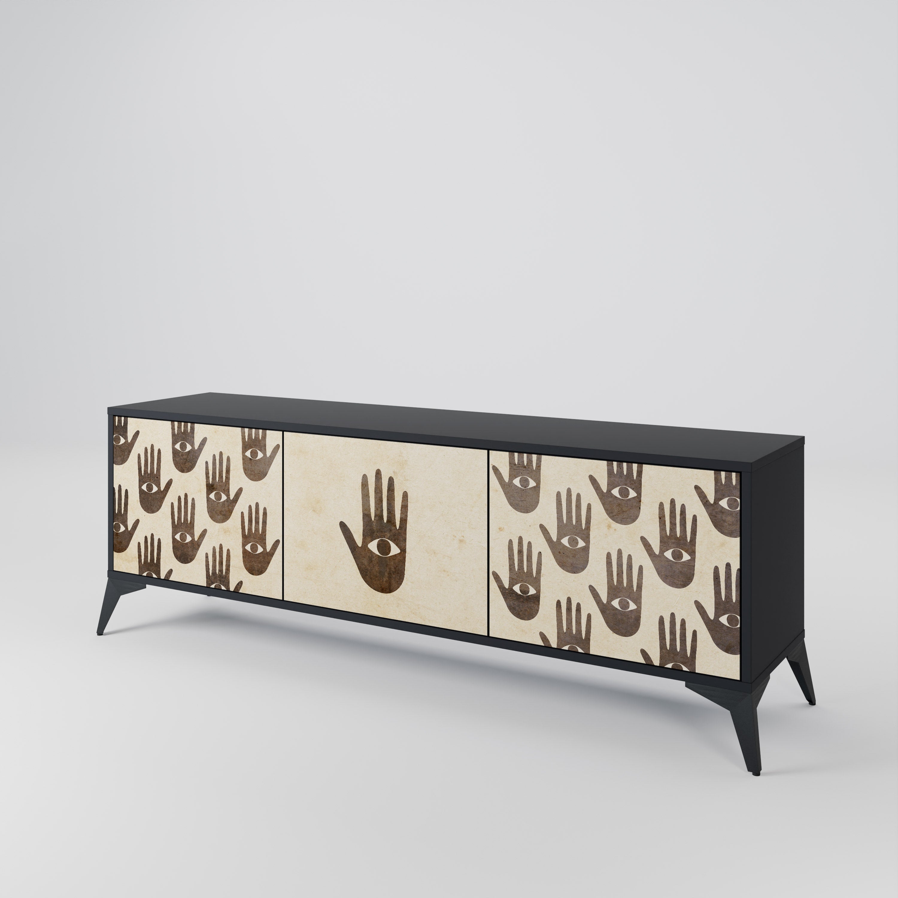 SEE MORE Mueble de TV de 3 Puertas
