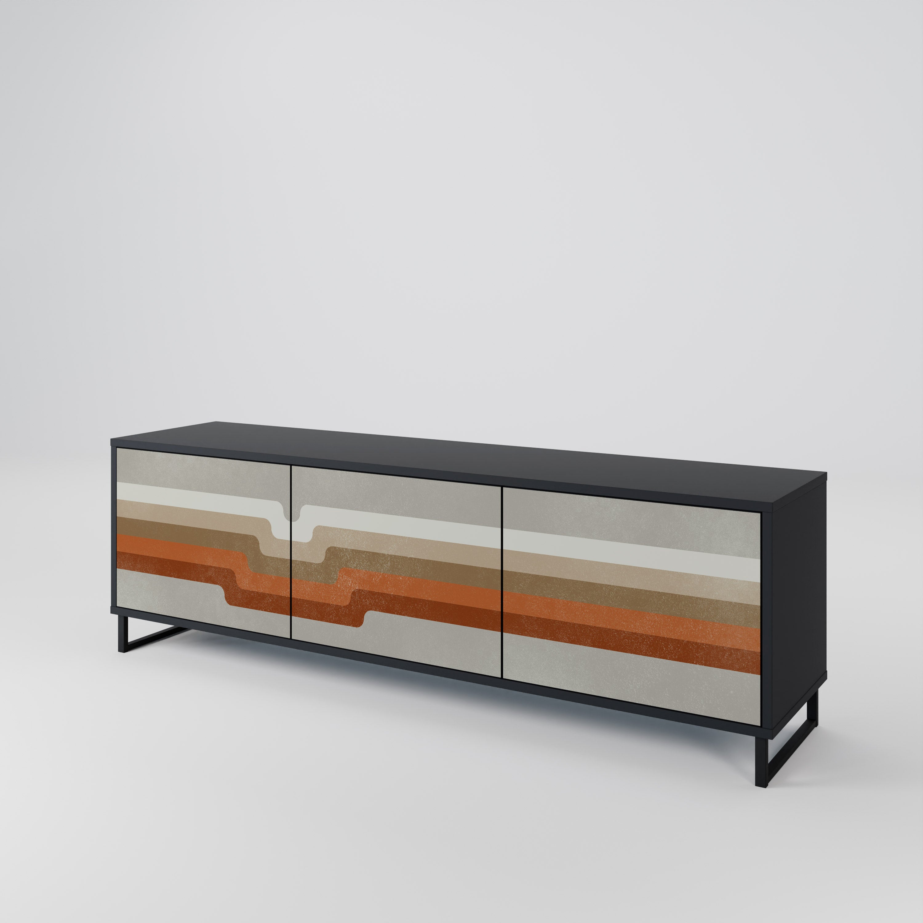 PECULIAR TRAIL 3-Door TV Cabinet