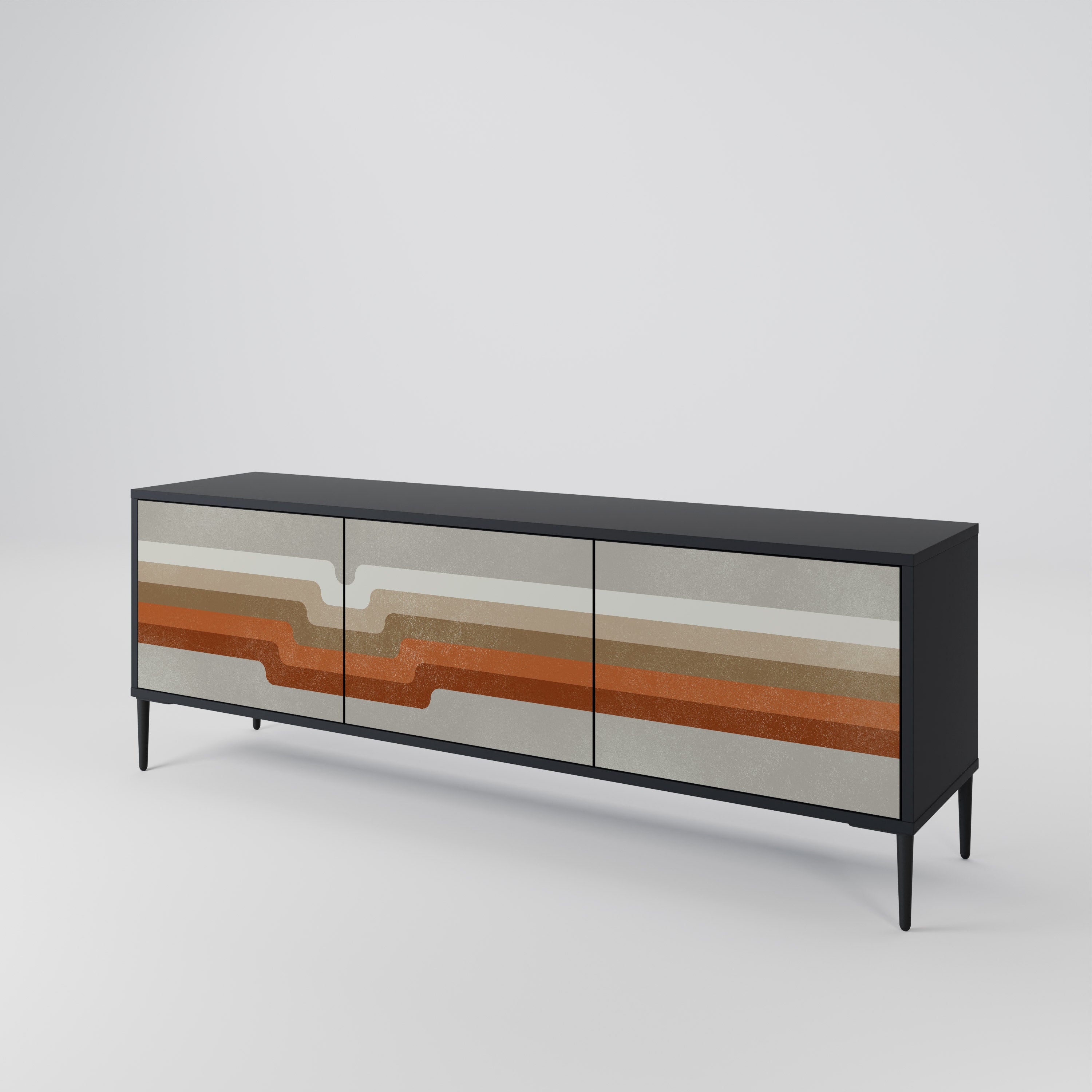 PECULIAR TRAIL 3-Door TV Cabinet